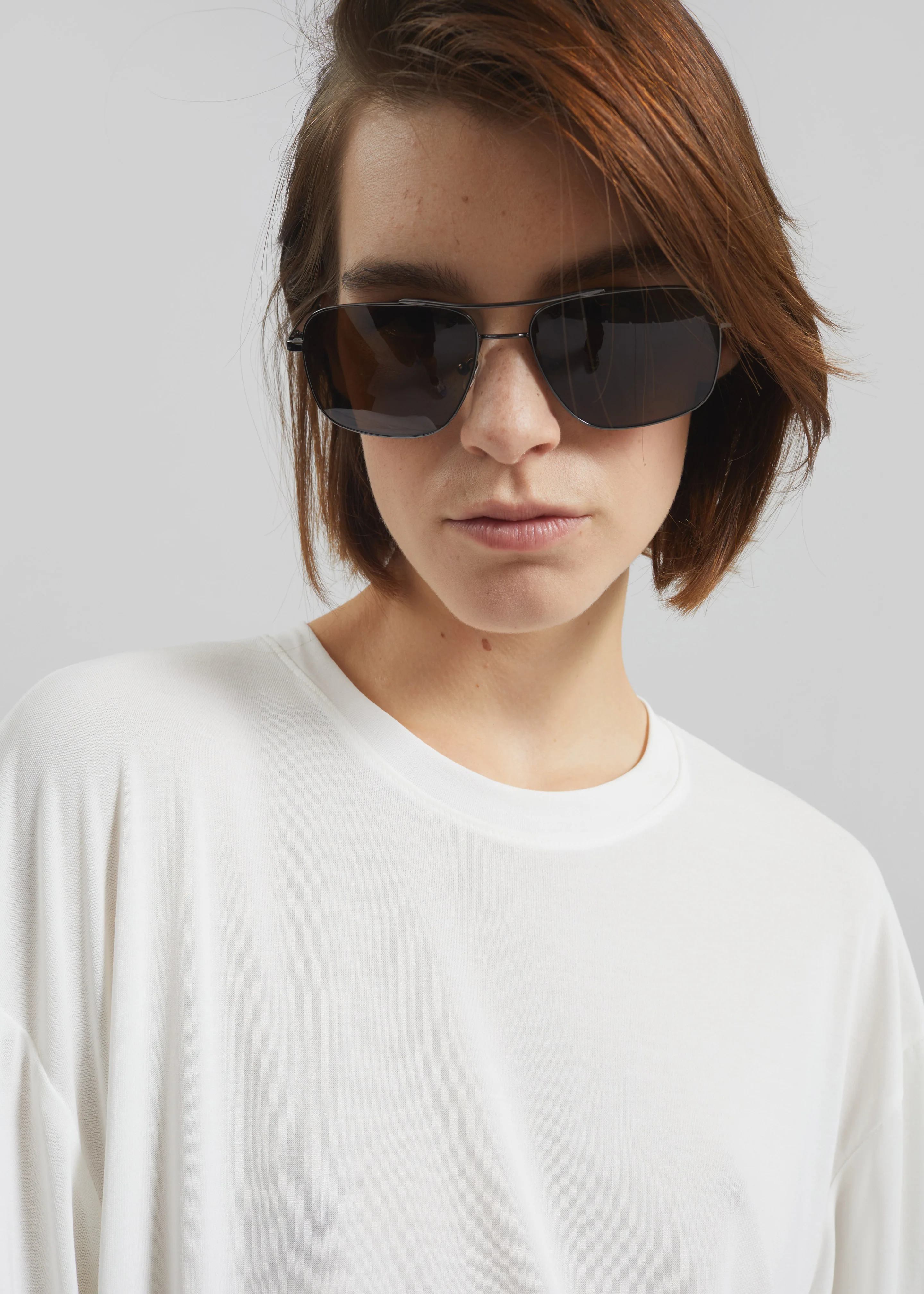 Oberon Soft Oversized T-Shirt - White - Image 4
