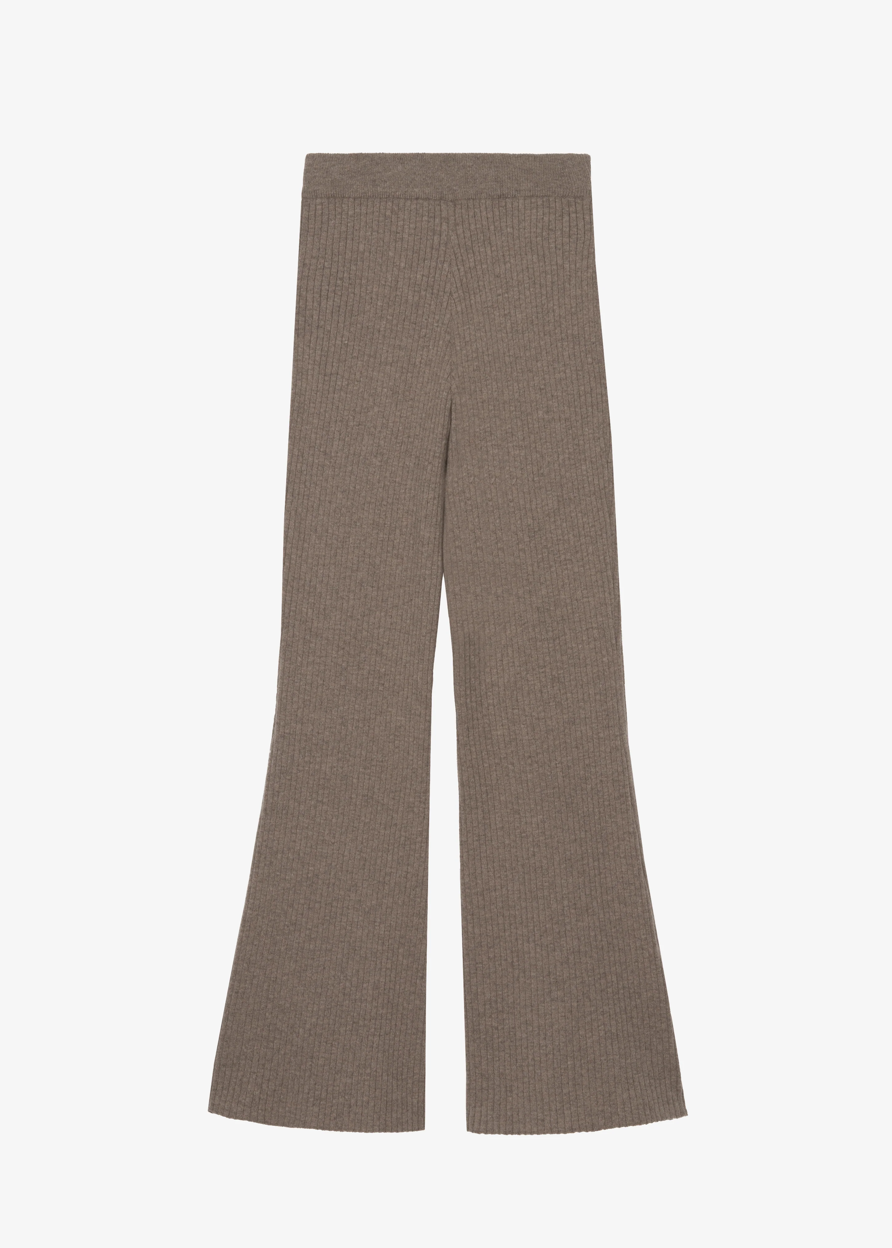 Odense Ribbed Flared Pants - Brown - Image 11