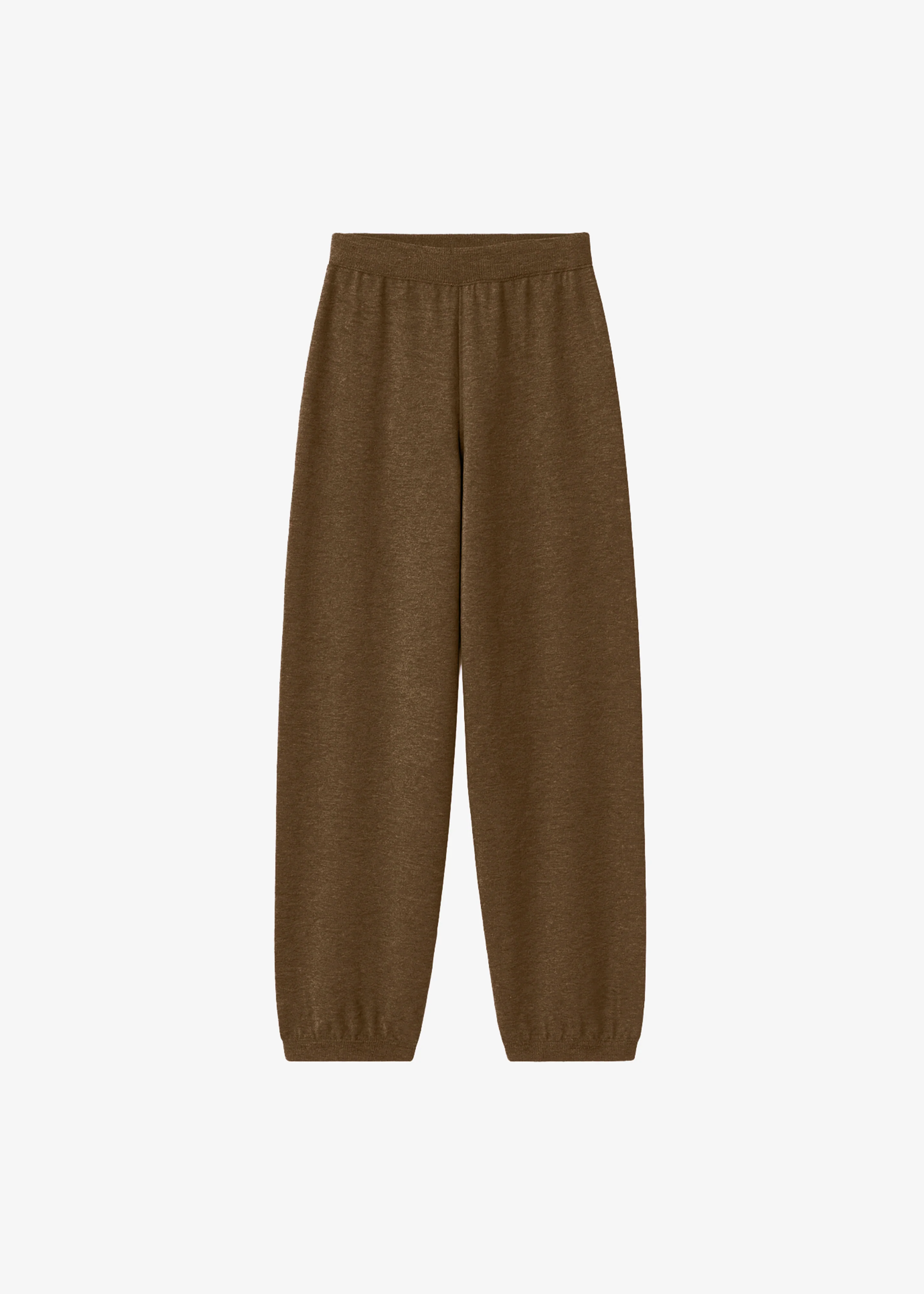 Olia Knit Joggers - Dark Camel - Image 8