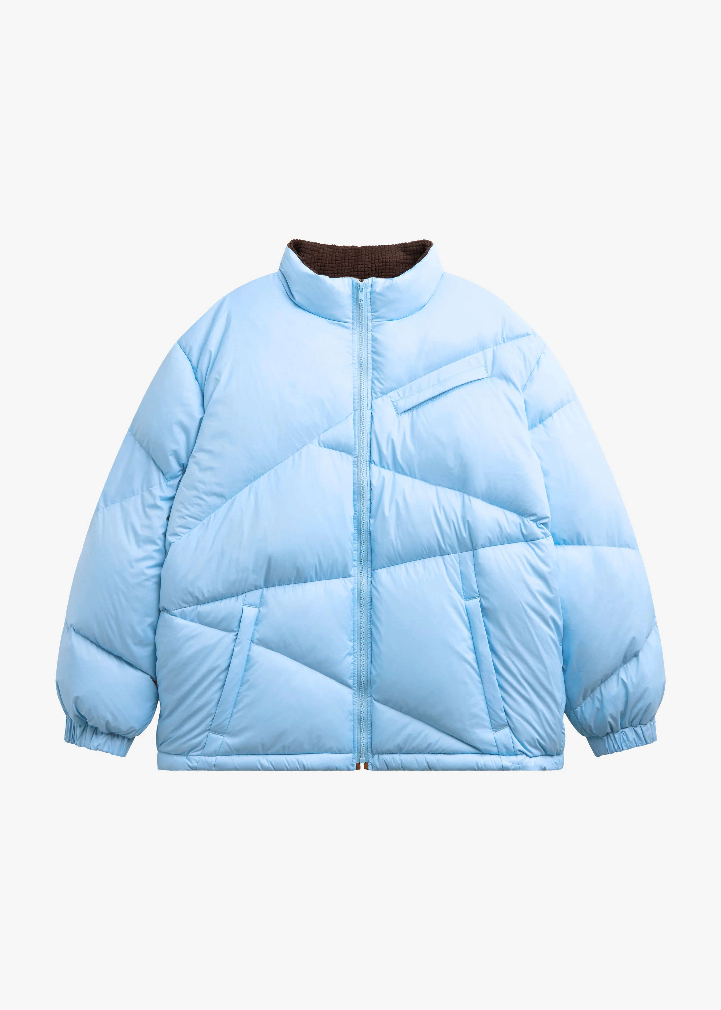 Orino Oversized Puffer Jacket - Blue - Image 9