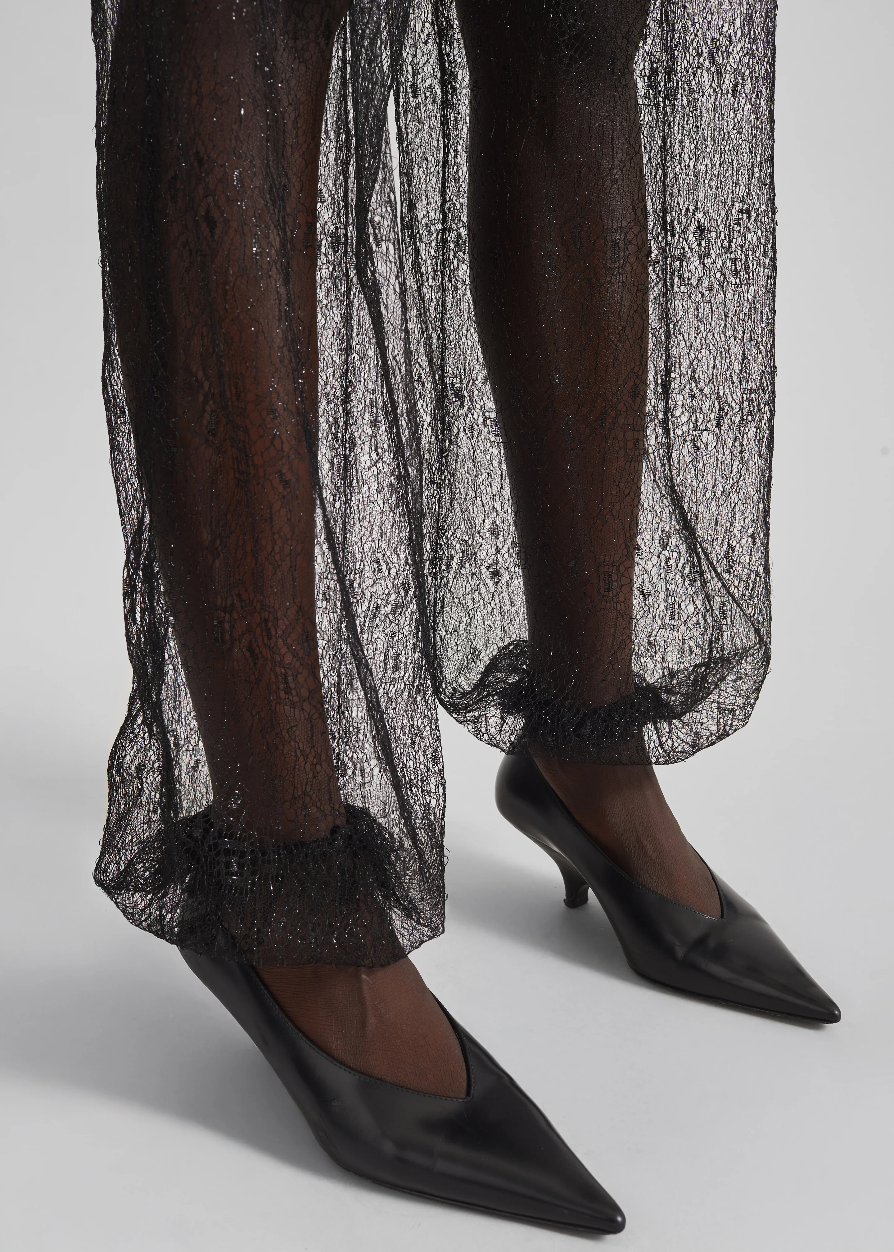 Orissa Lace Balloon Pants - Black - Image 5