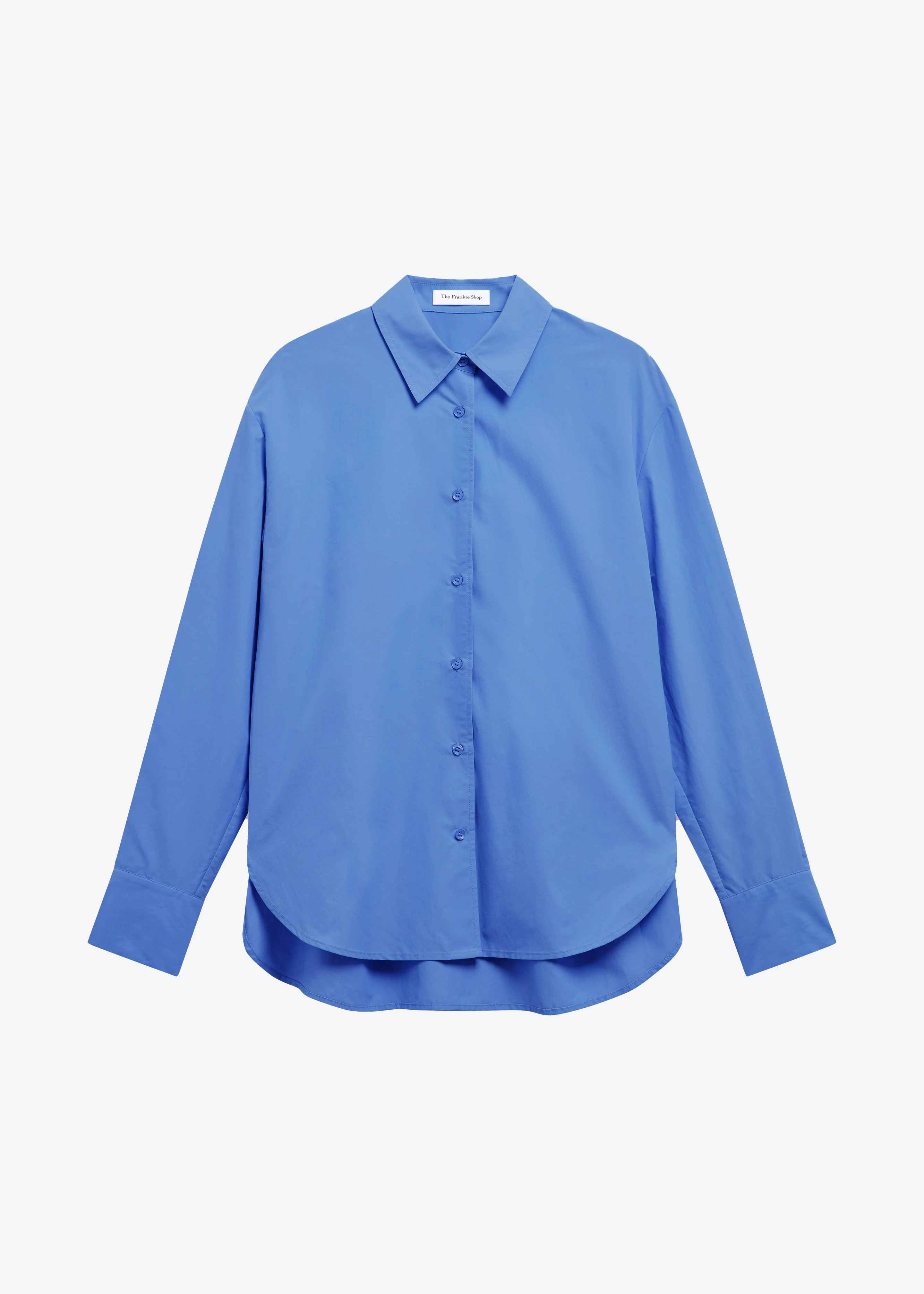 Ornella Side Button-Up Shirt - Cobalt - Image 6