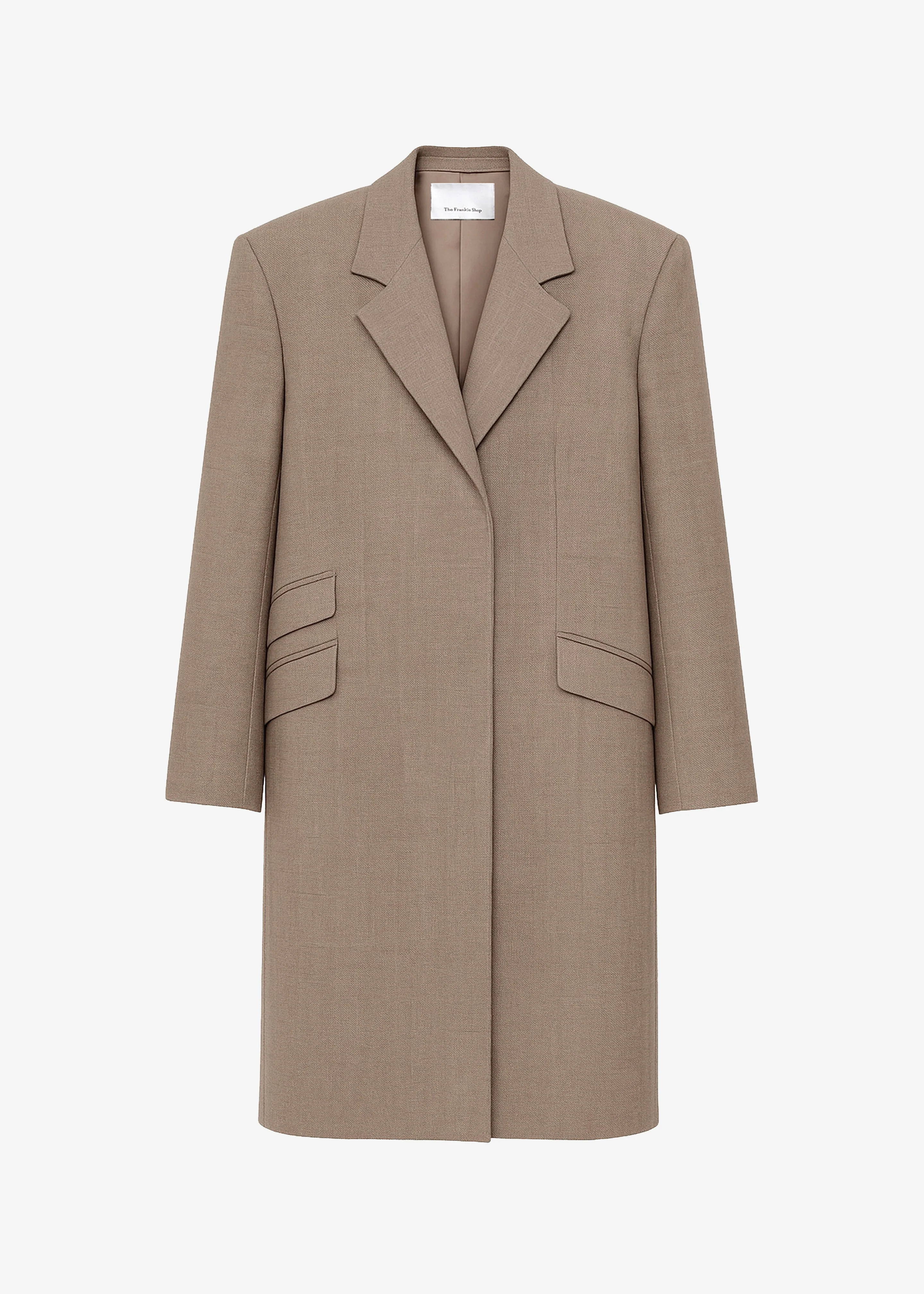 Orsta Wool Coat - Beige - Image 7
