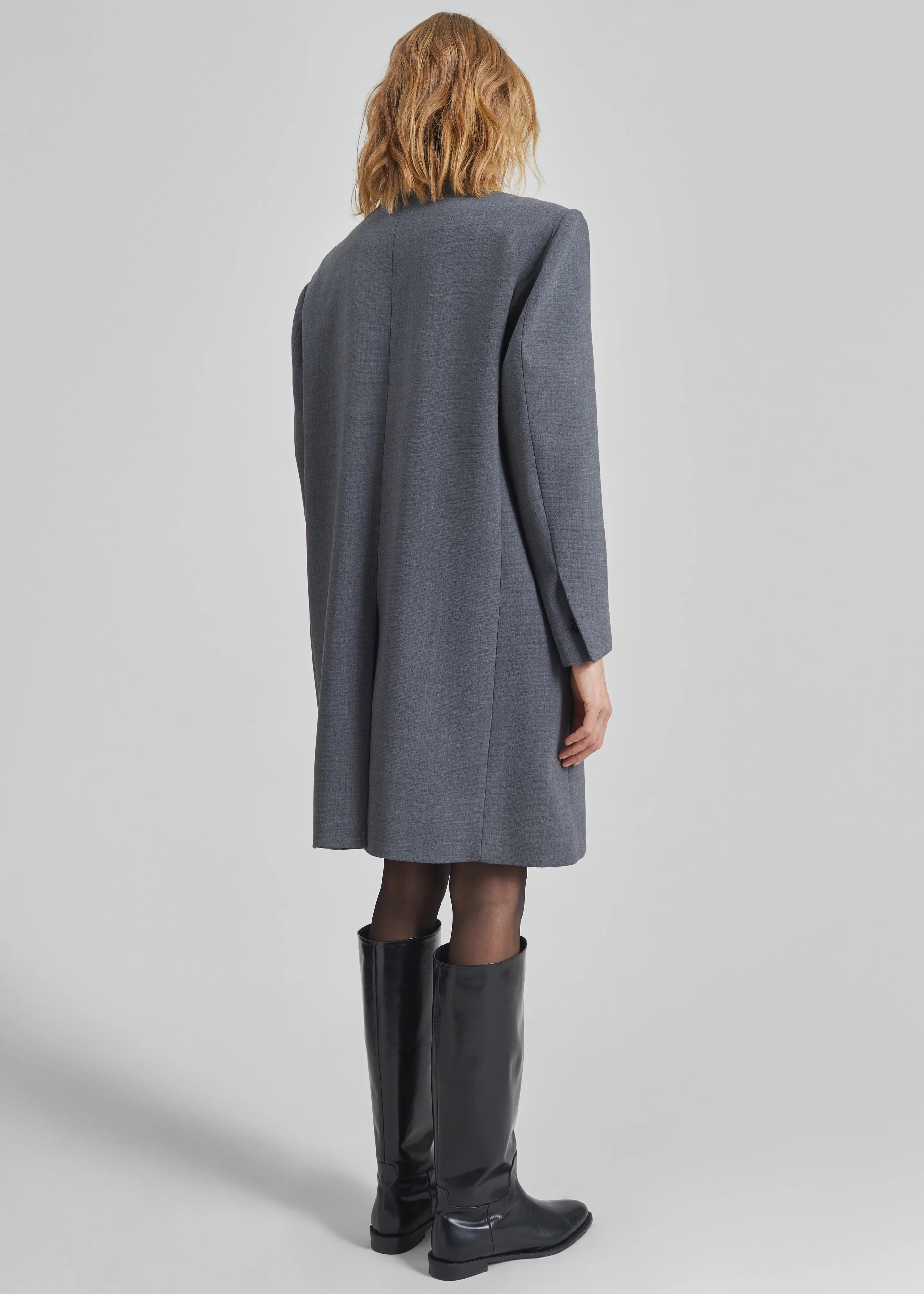 Orsta Wool Coat - Grey - Image 7