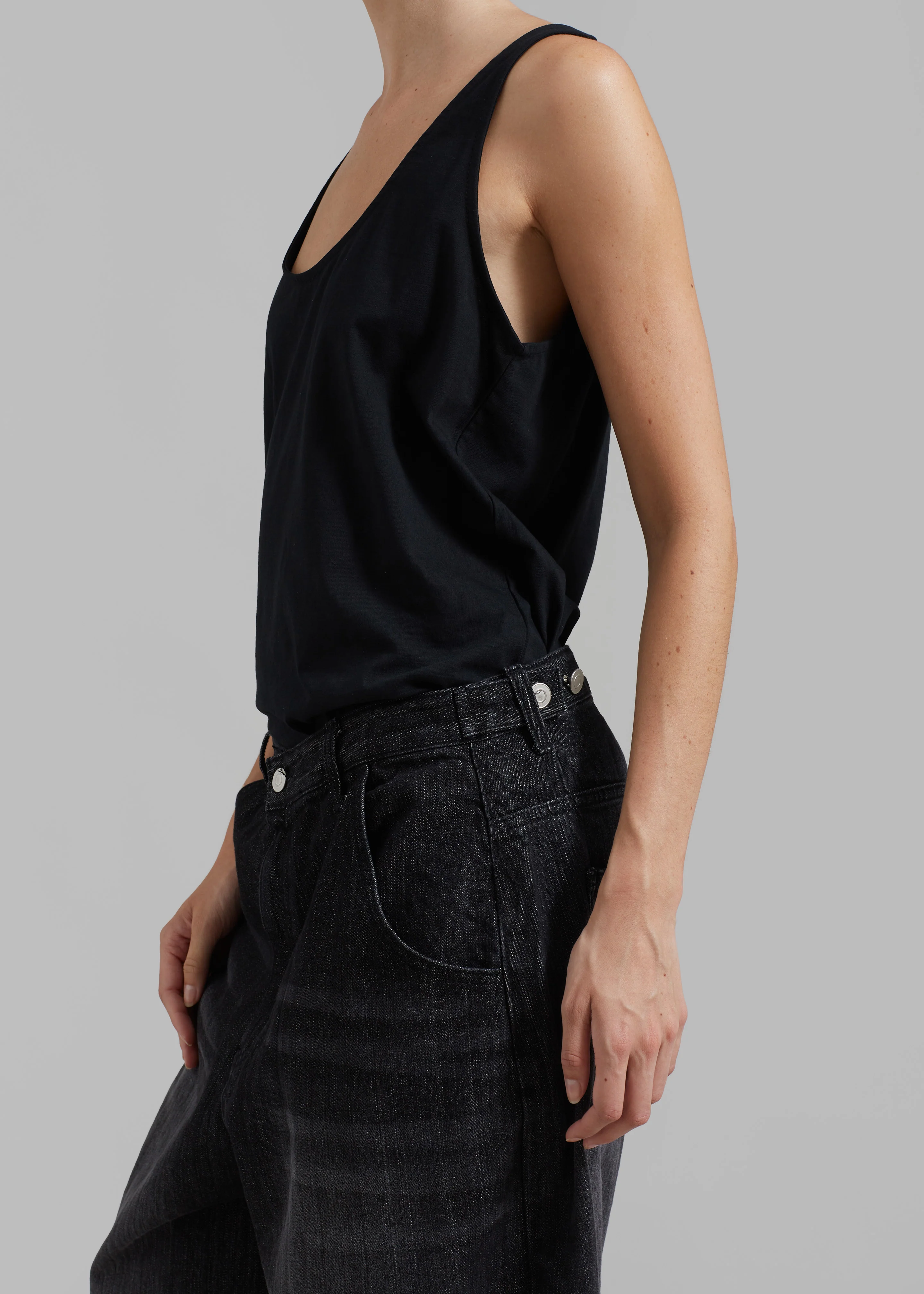 Penelope Tank Top - Black - Image 10