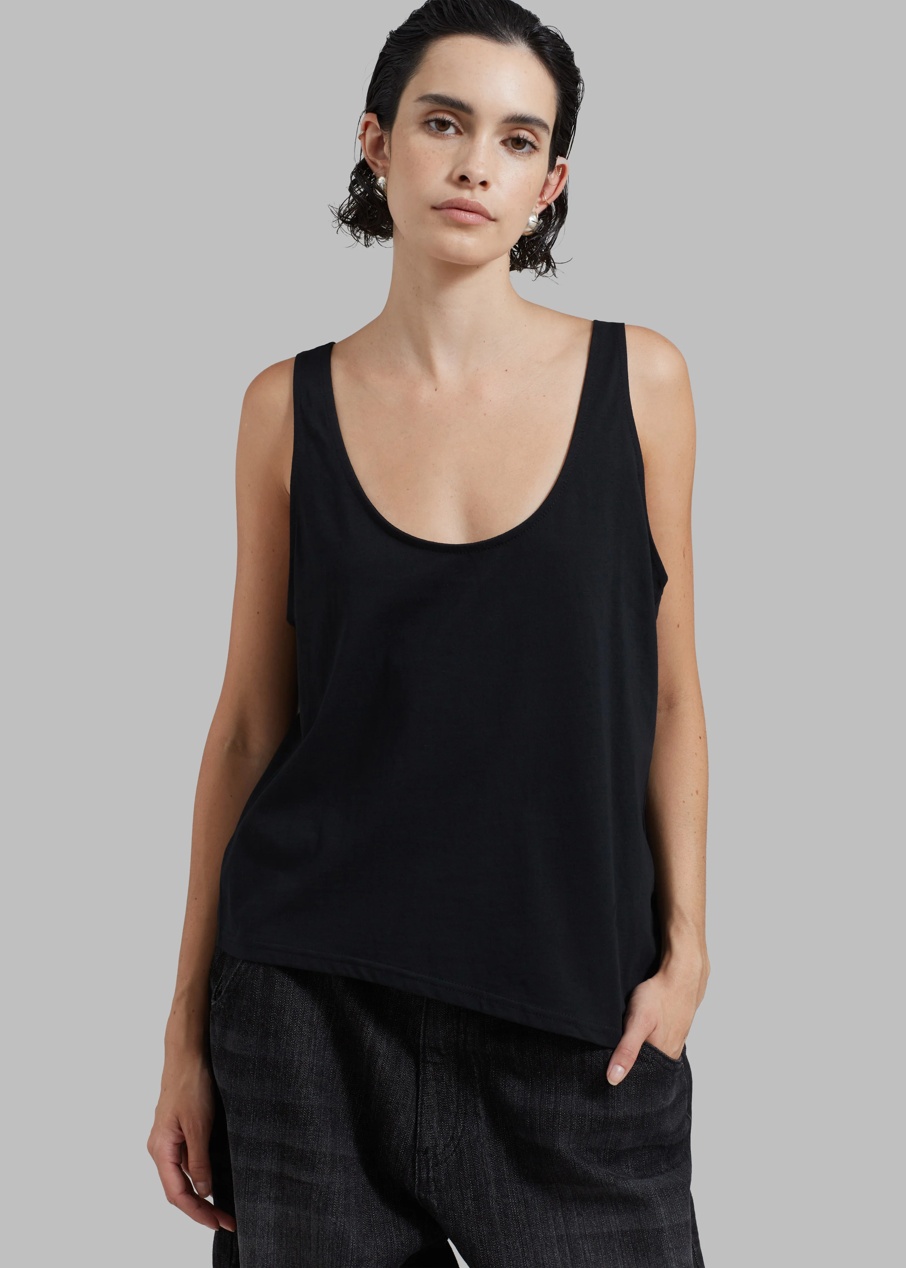 Penelope Tank Top - Black - Image 5