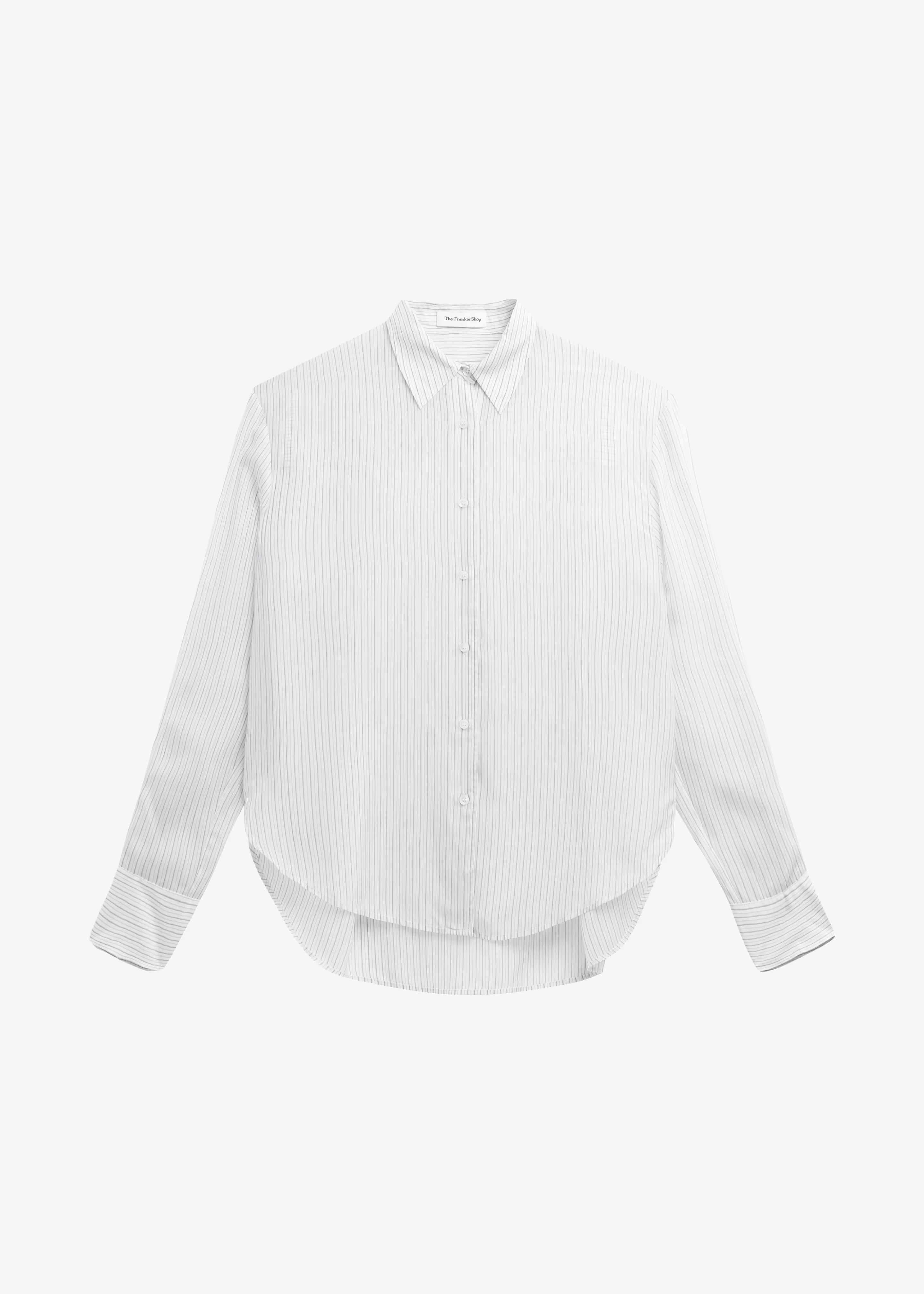 Peri Double Striped Shirt - White/Black Stripe - Image 12