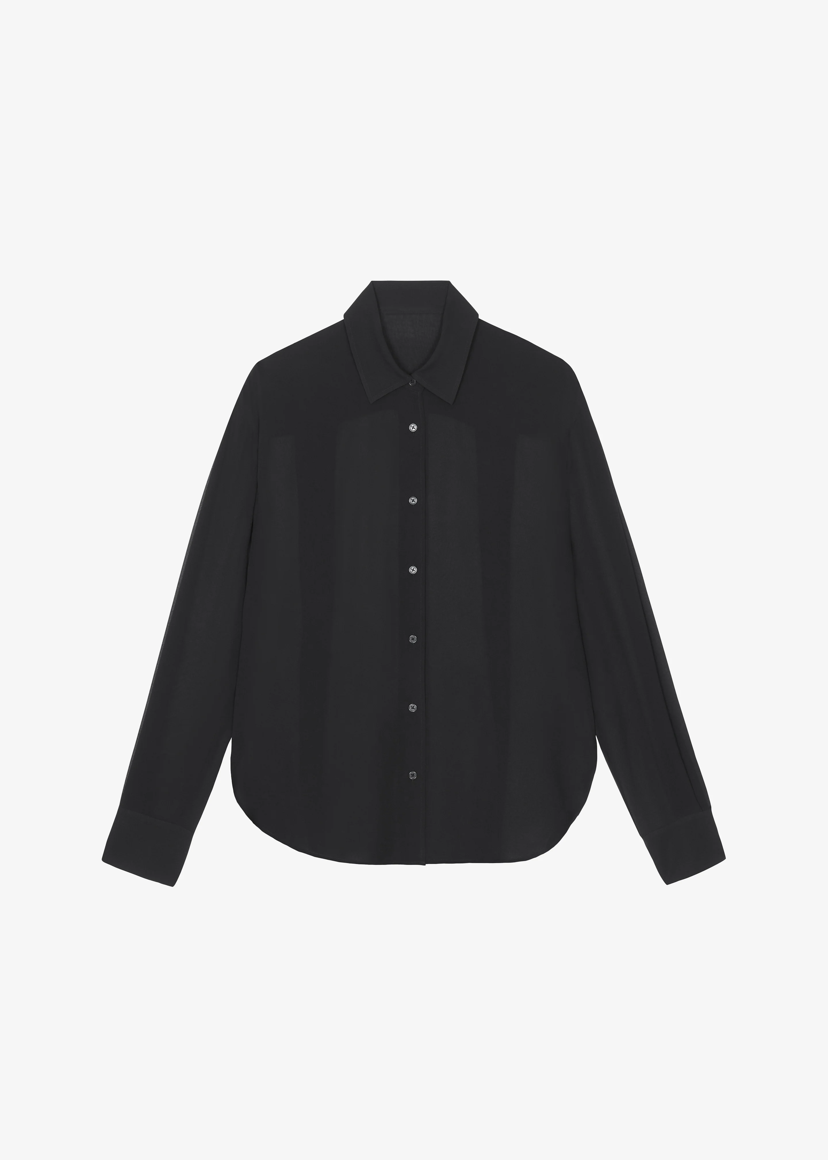Peri Georgette Shirt - Black - Image 11