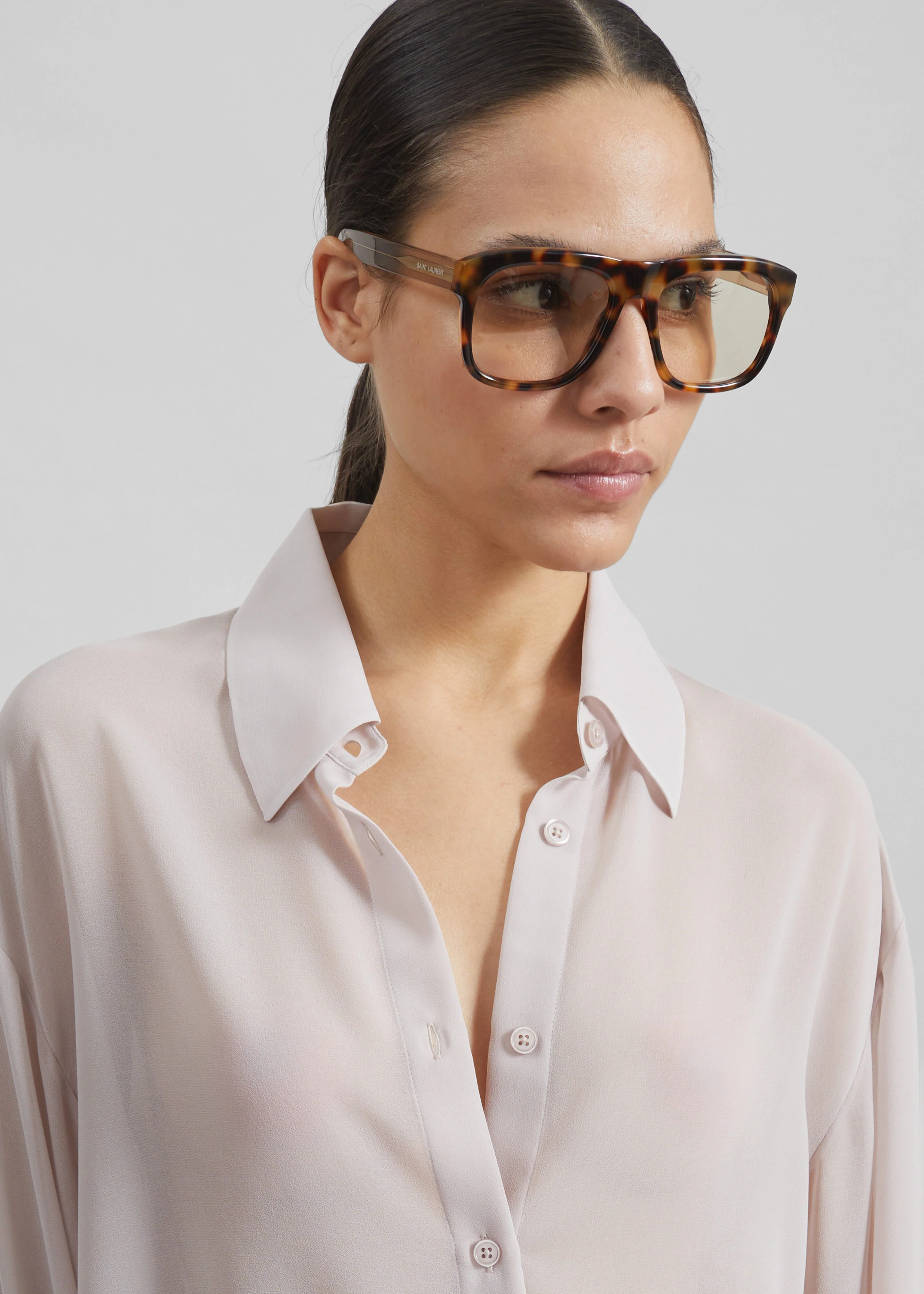 Peri Georgette Shirt - Faded Pink - Image 3