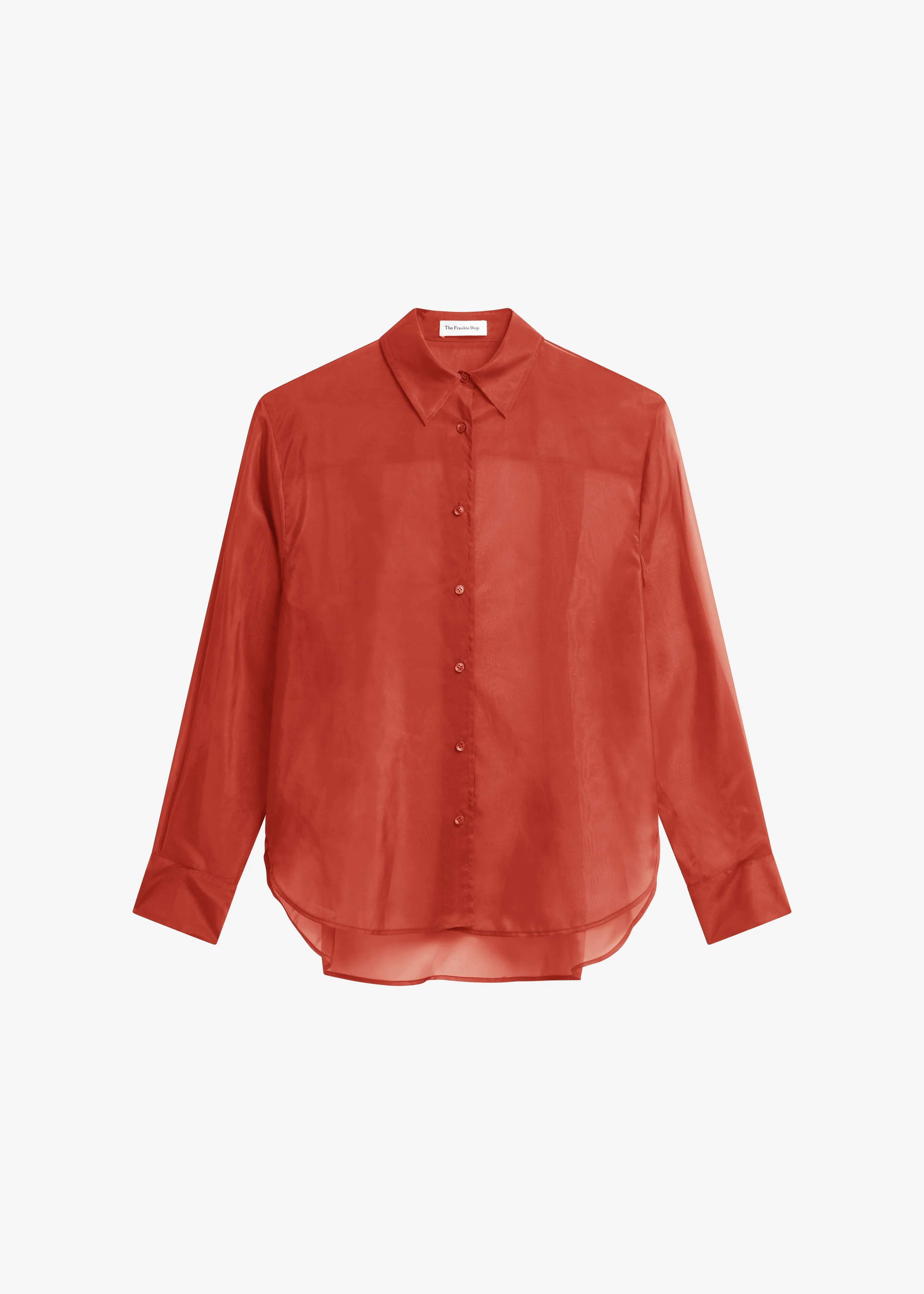 Peri Sheer Shirt - Red - Image 10