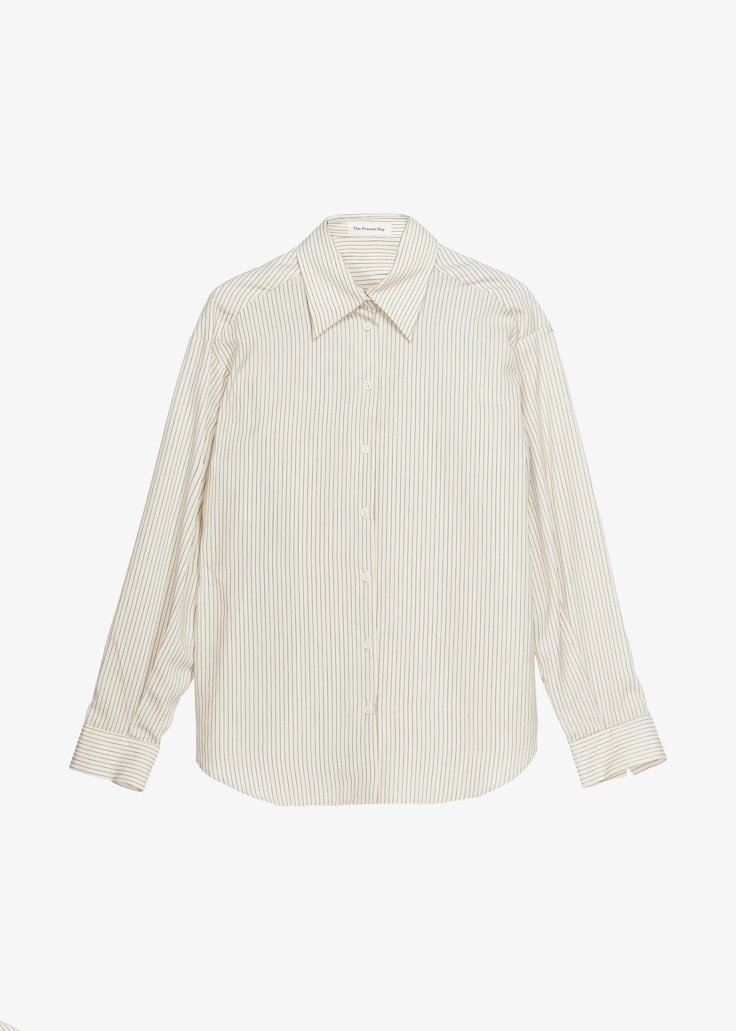 Peri Striped Shirt - Ivory/Black - Image 9
