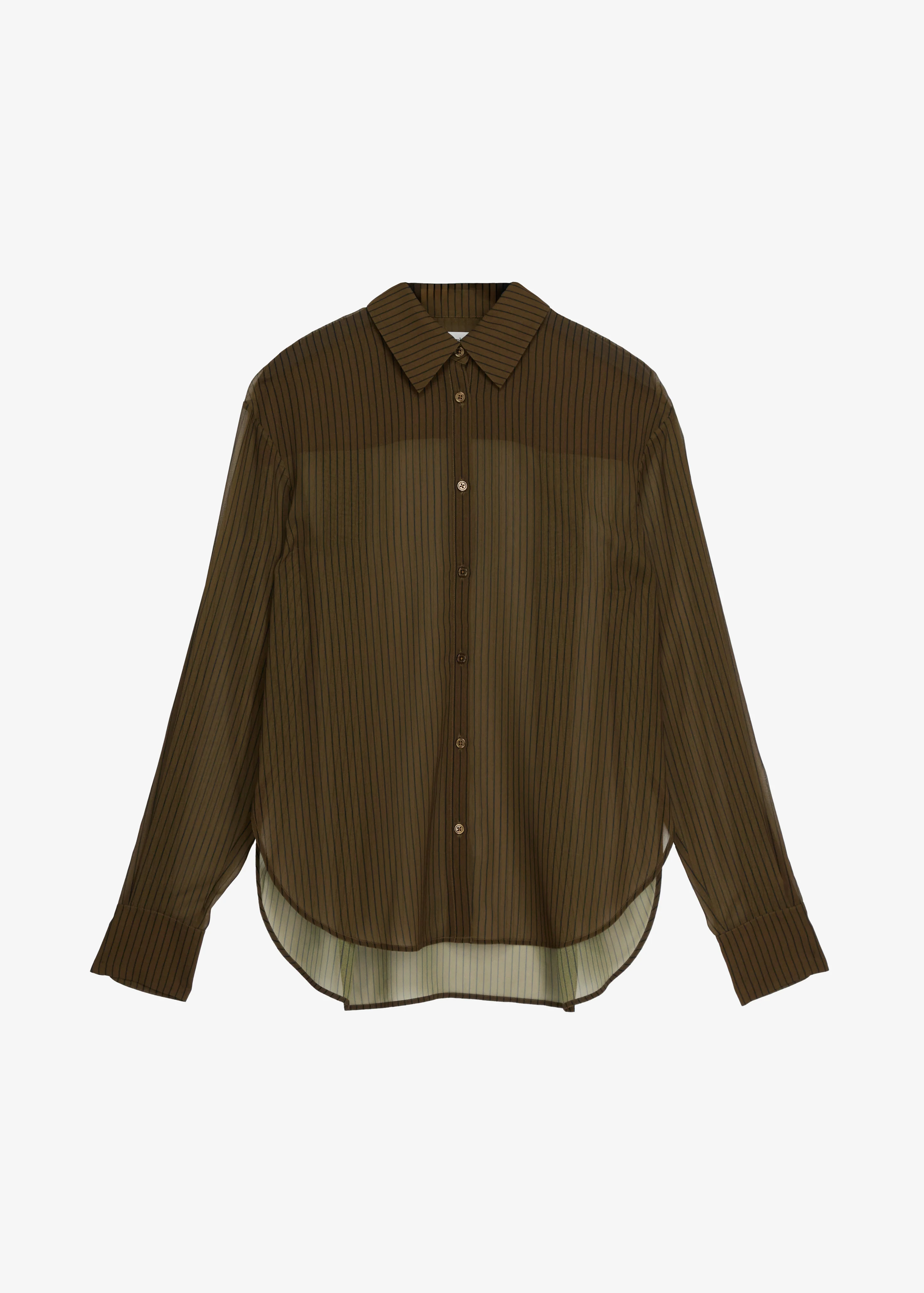 Peri Striped Shirt - Olive/Black Stripe - Image 14