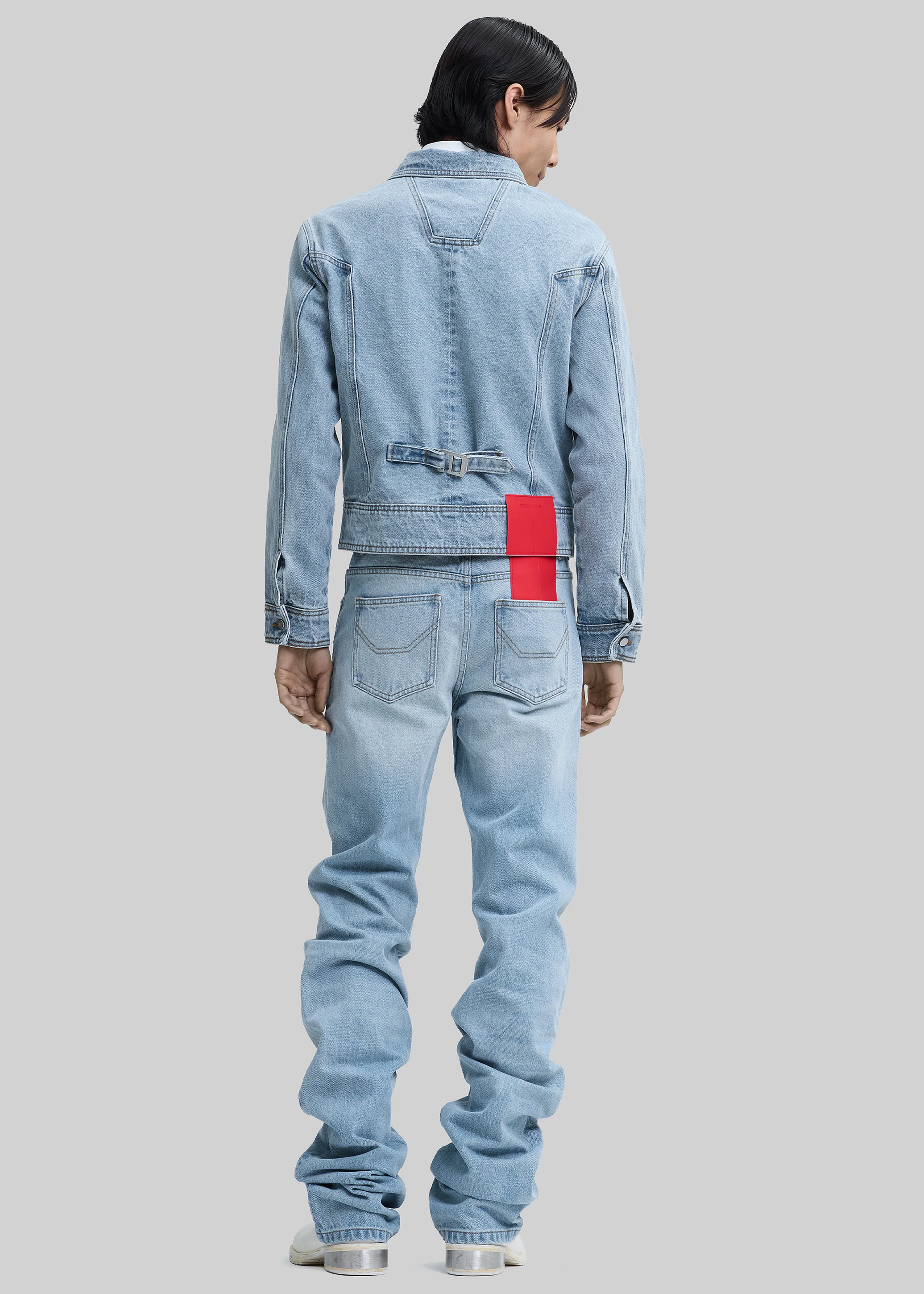 Pieces Uniques Ashen Sky Denim Jacket - Indigo Denim - Image 11