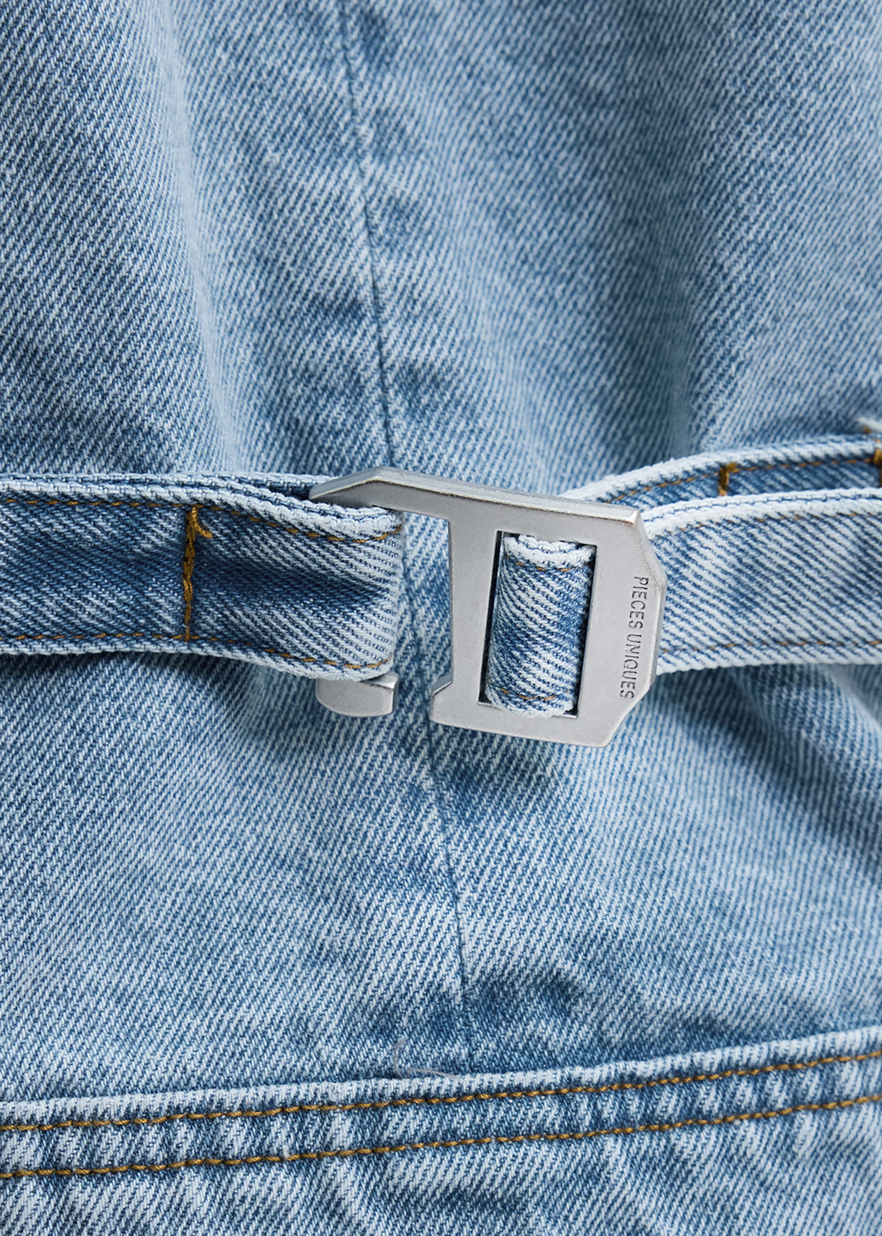 Pieces Uniques Ashen Sky Denim Jacket - Indigo Denim - Image 9