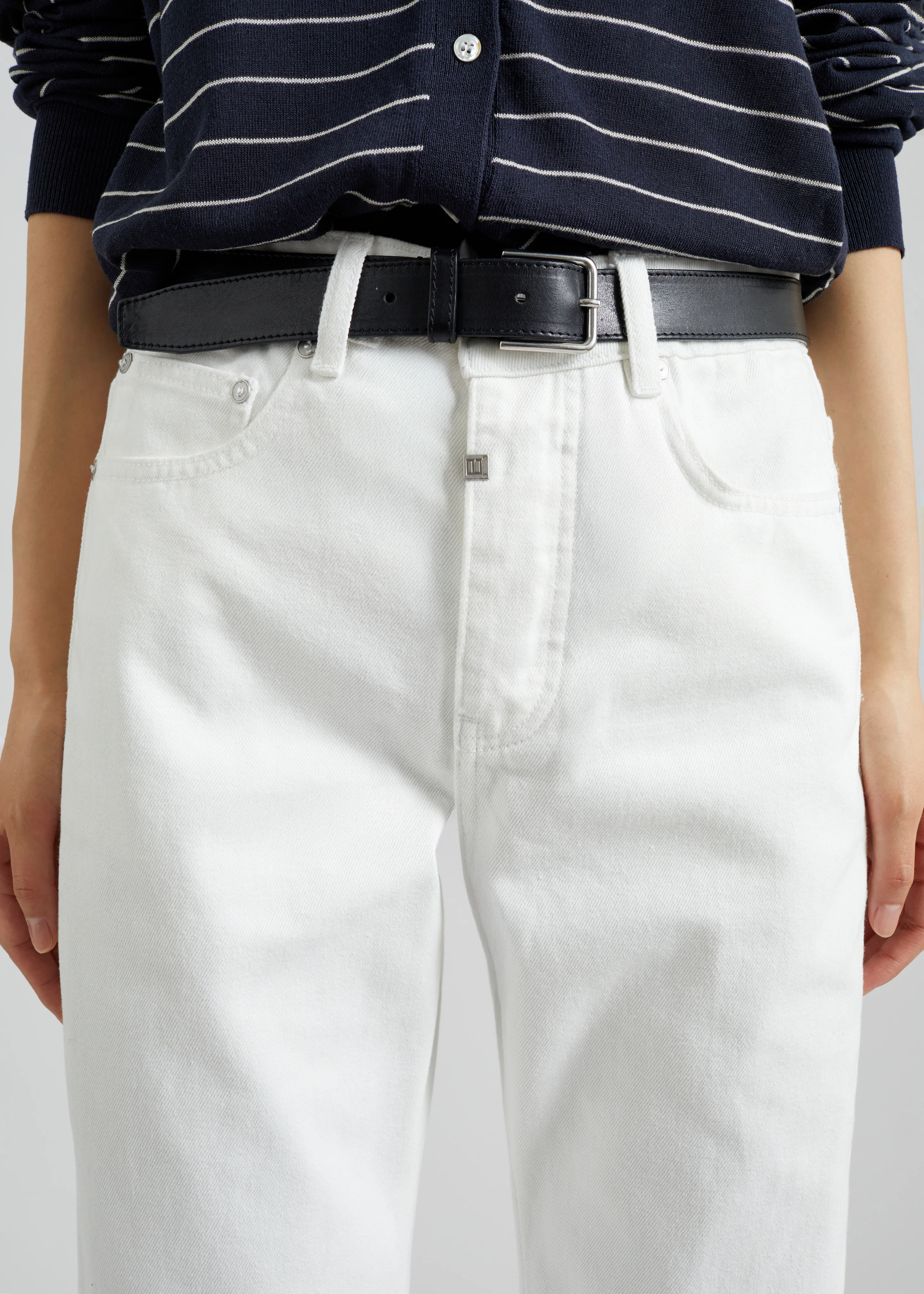 Pieces Uniques Denim Pants - White Wash - Image 10