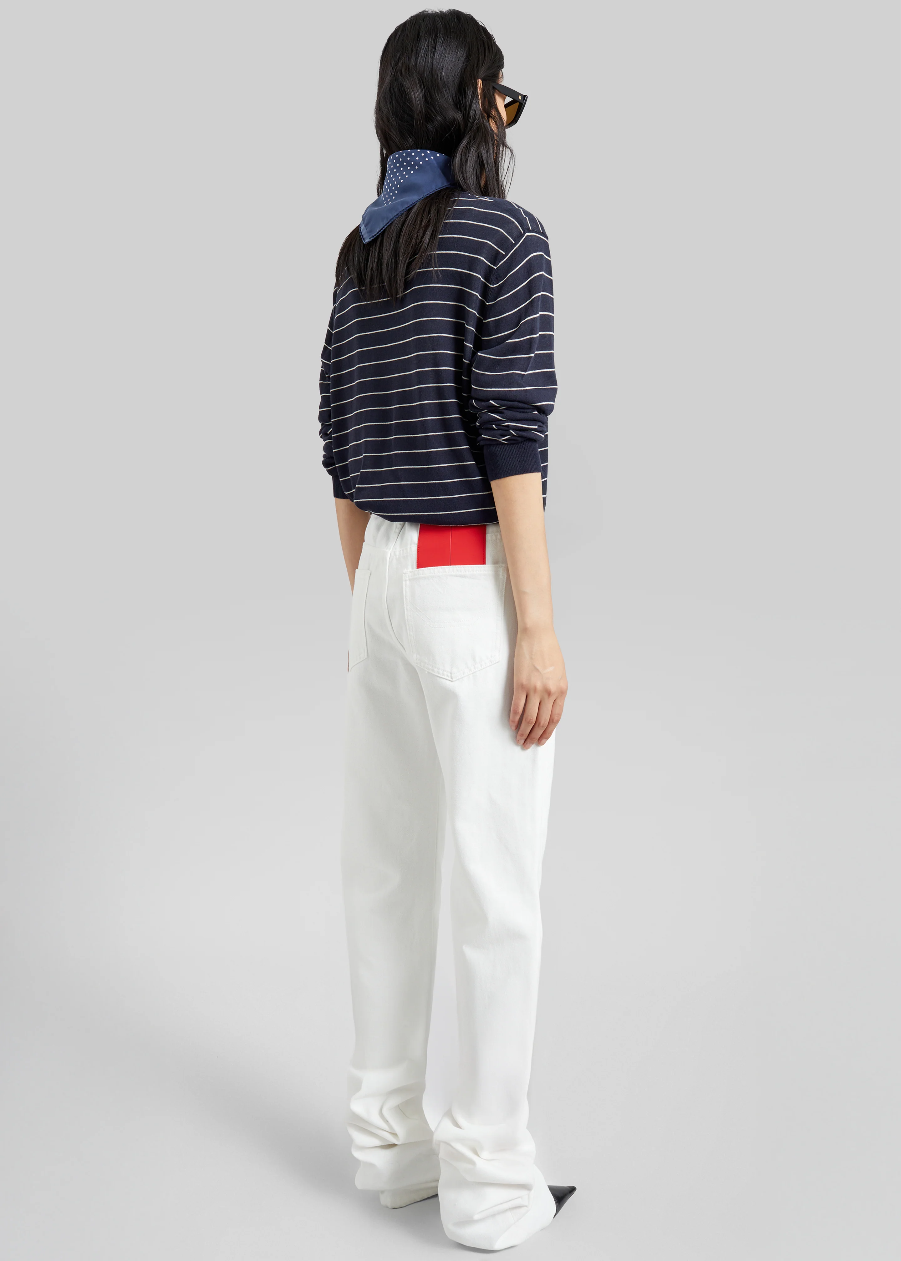 Pieces Uniques Denim Pants - White Wash - Image 15