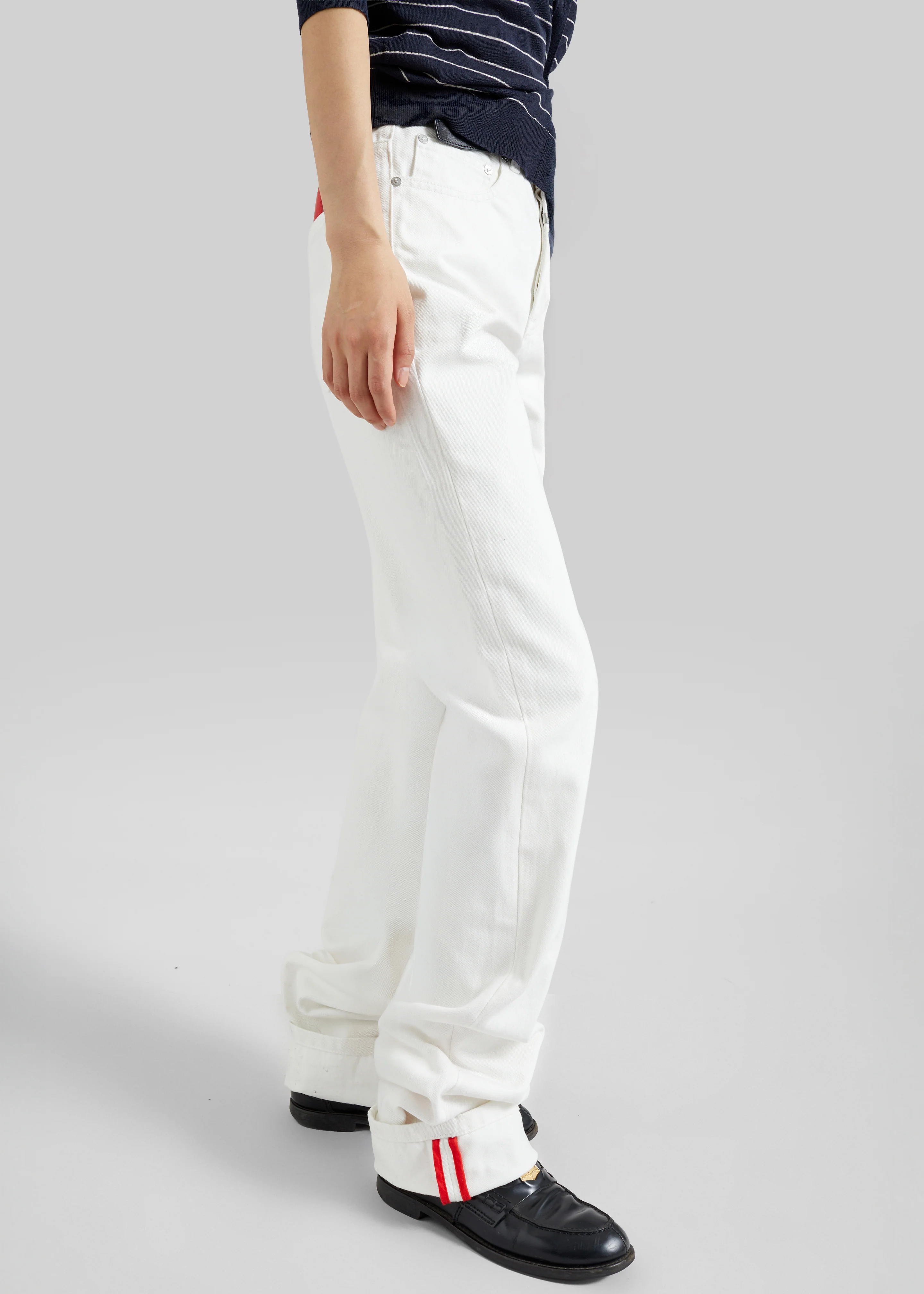 Pieces Uniques Denim Pants - White Wash - Image 17