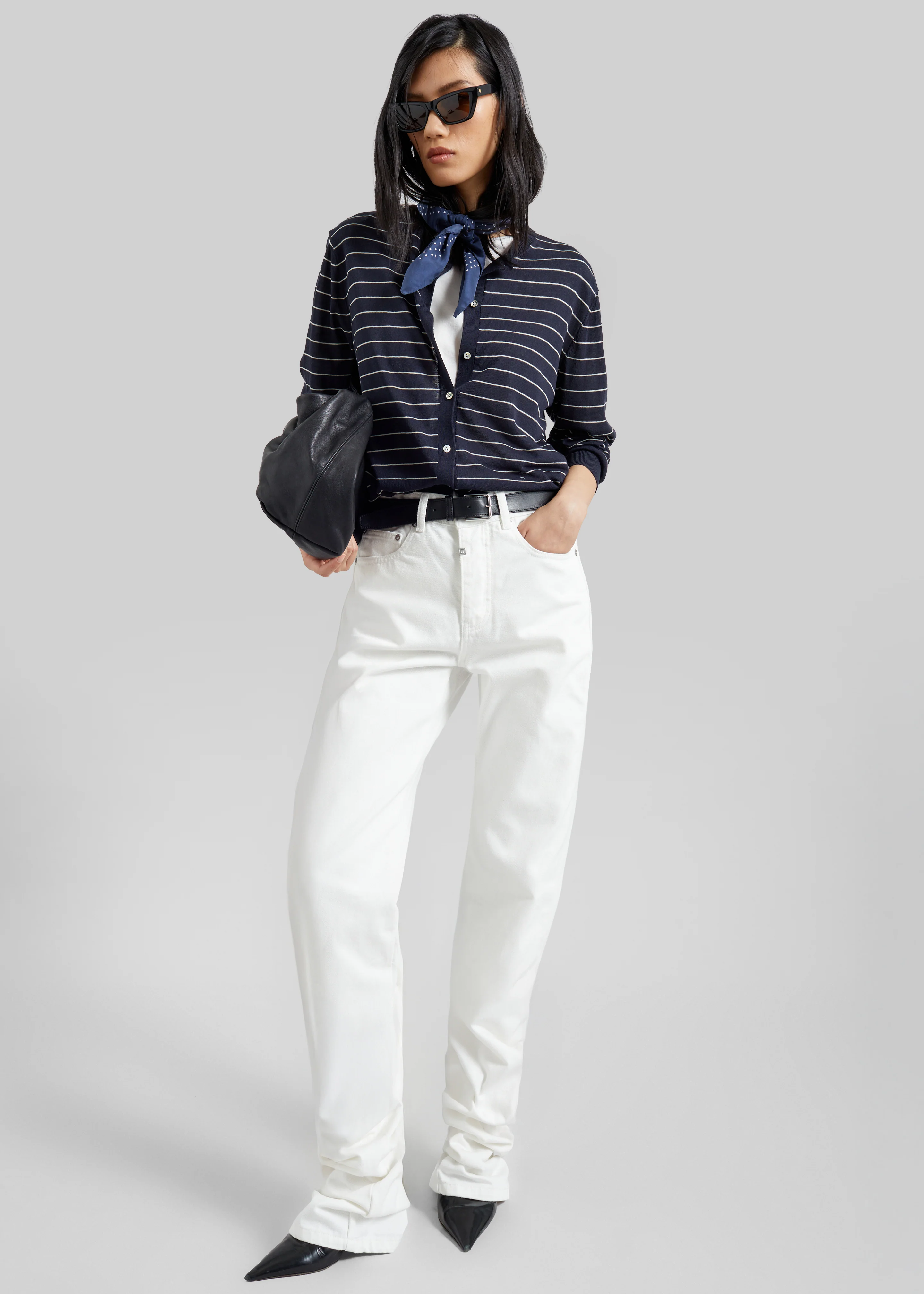 Pieces Uniques Denim Pants - White Wash - Image 8