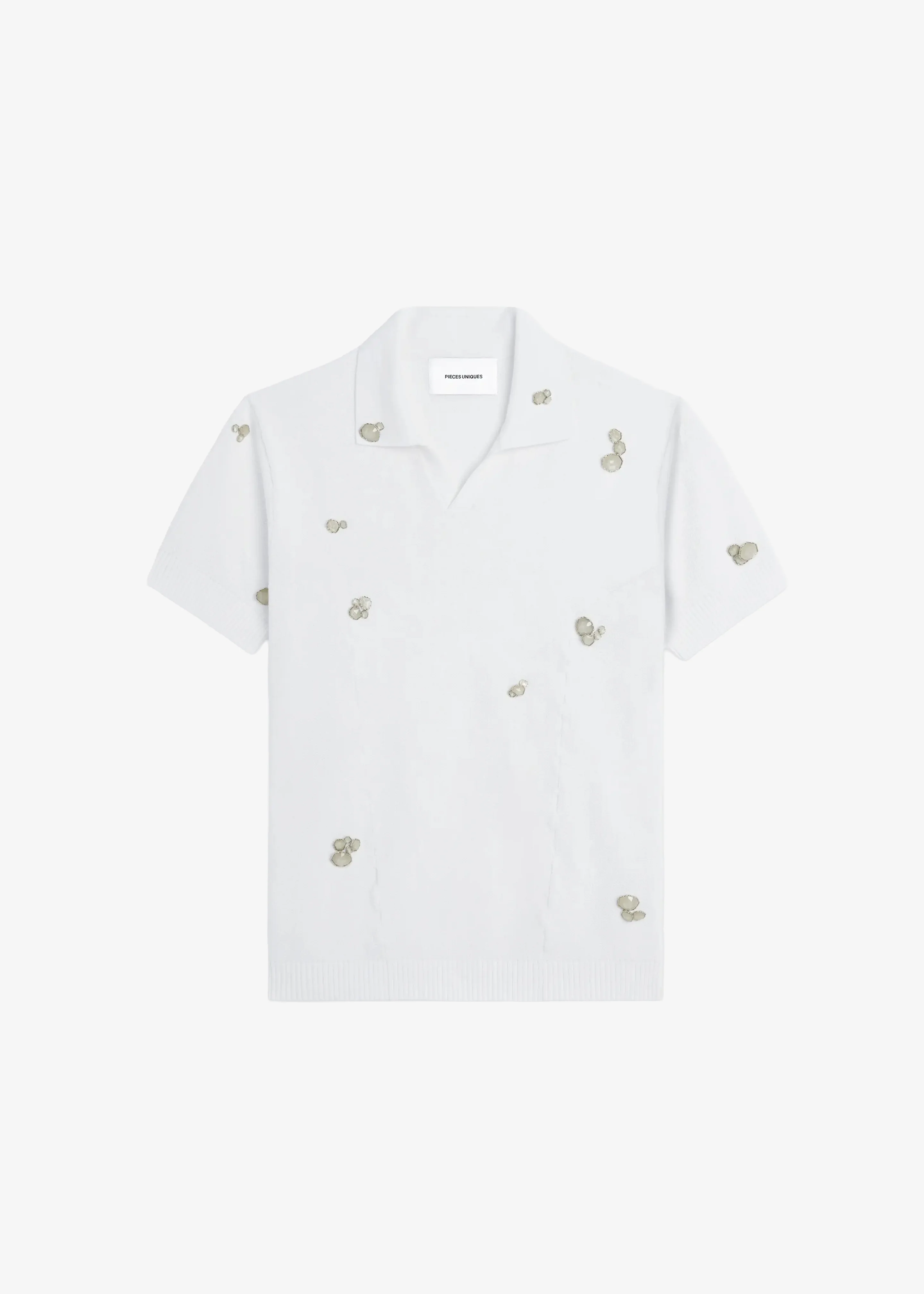 Pieces Uniques Polo Shirt - White Wash - Image 10