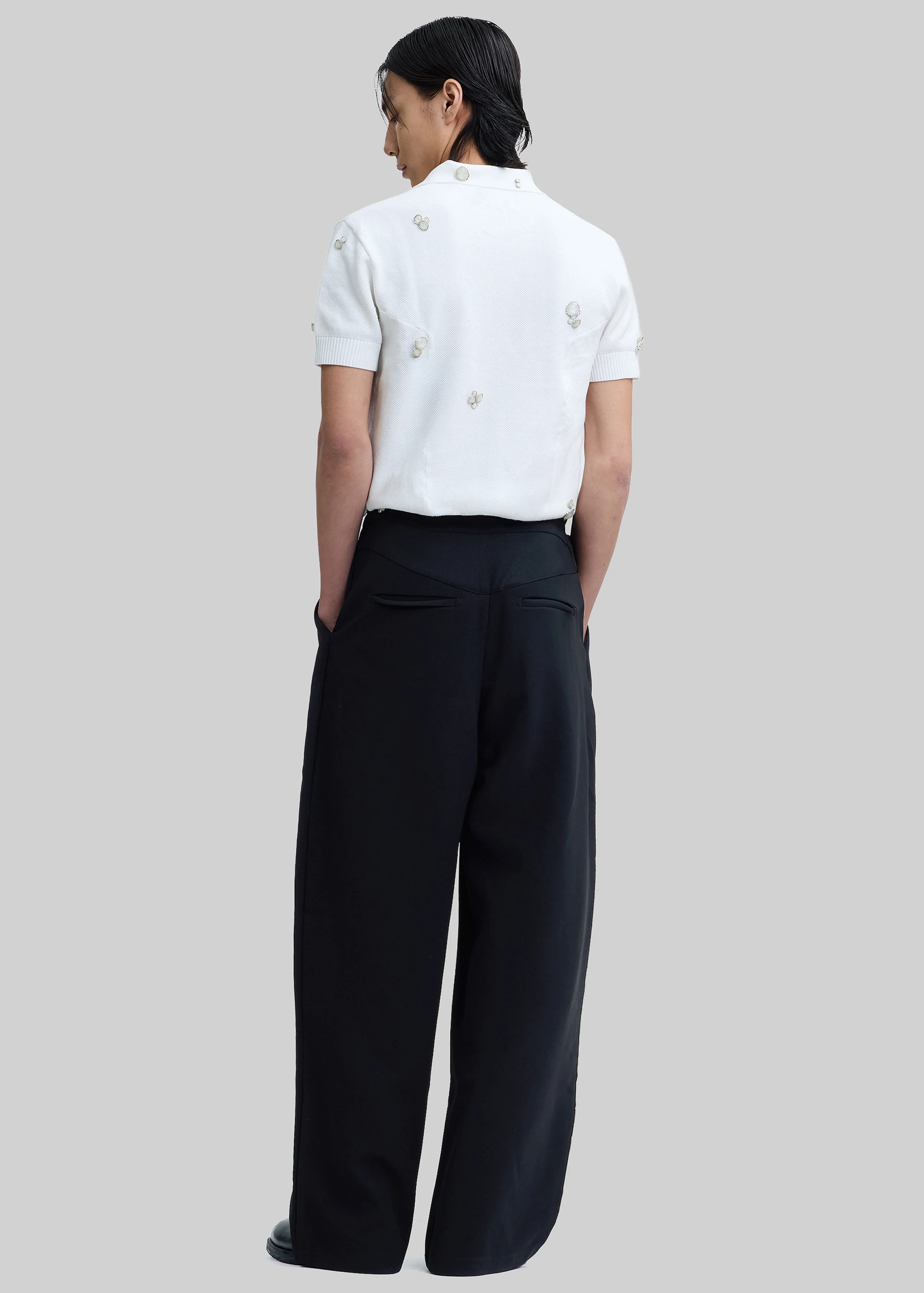 Pieces Uniques Polo Shirt - White Wash - Image 9