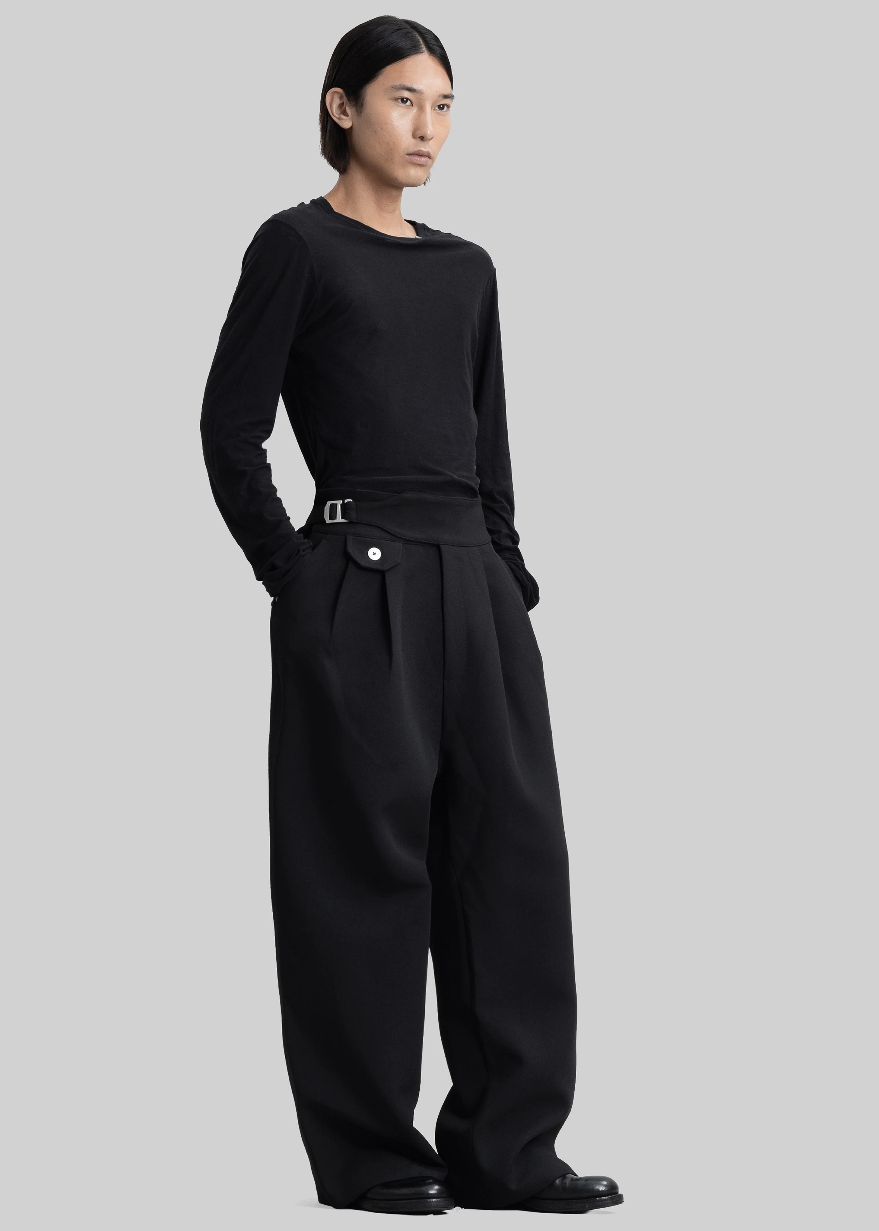 Pieces Uniques Qwan Pants - Black Onyx - Image 2