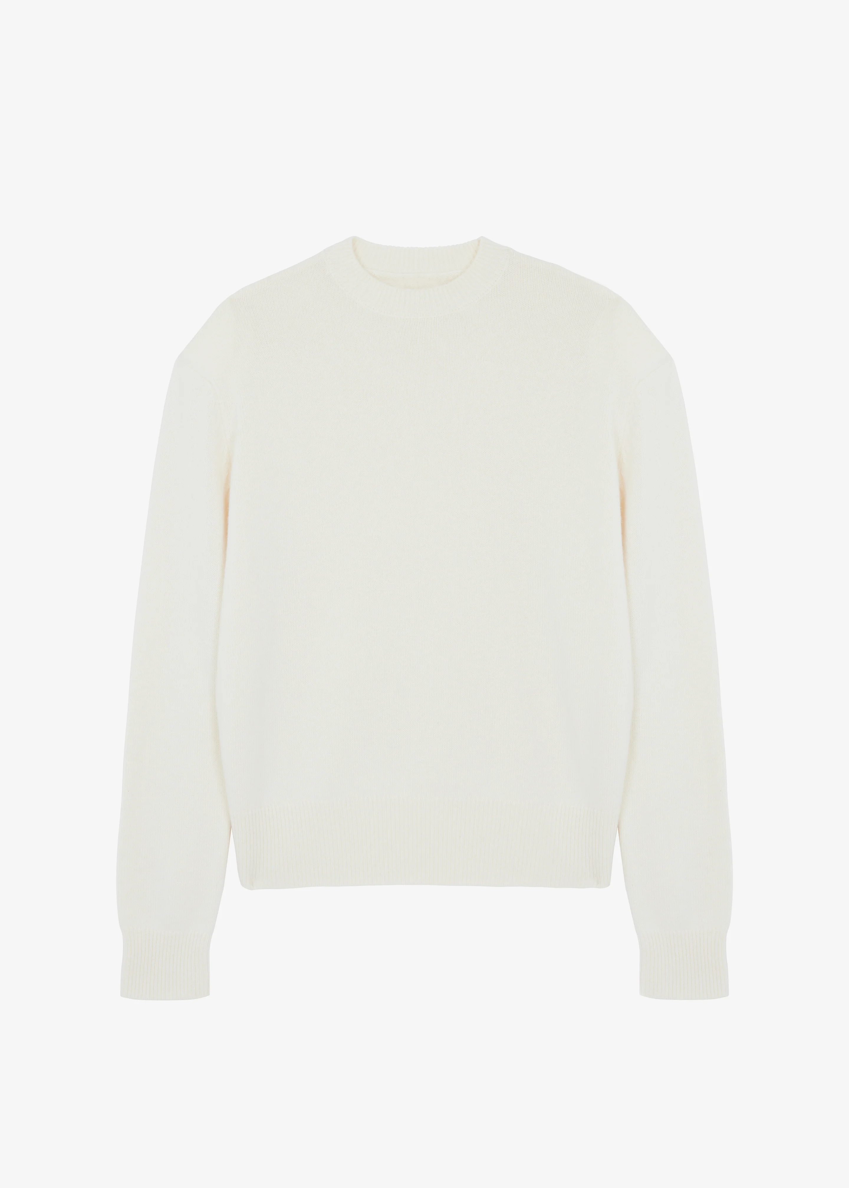 Rafaela Padded Knit Sweater - Ivory - Image 10