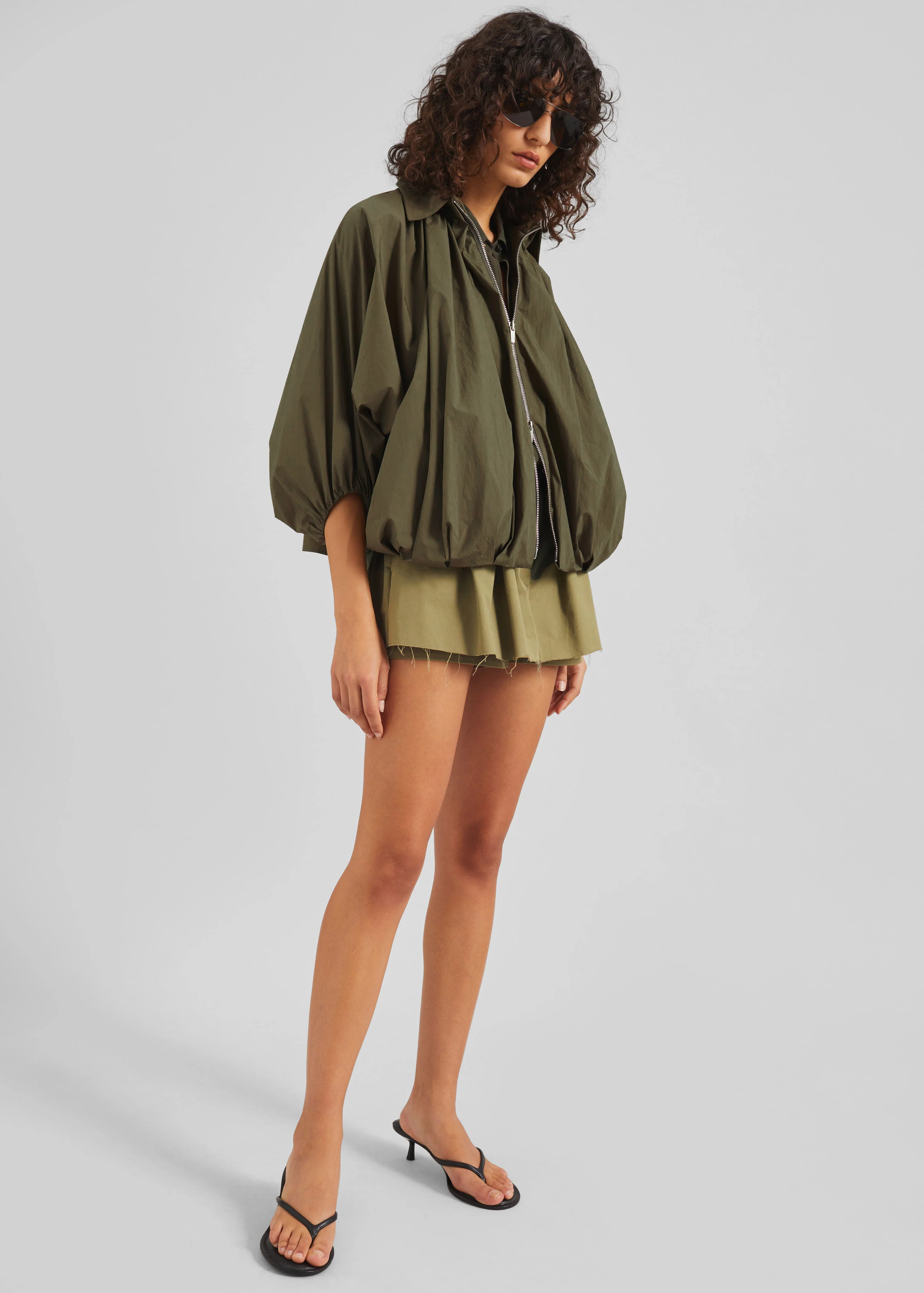 Raheny Mini Skort - Olive - Image 4