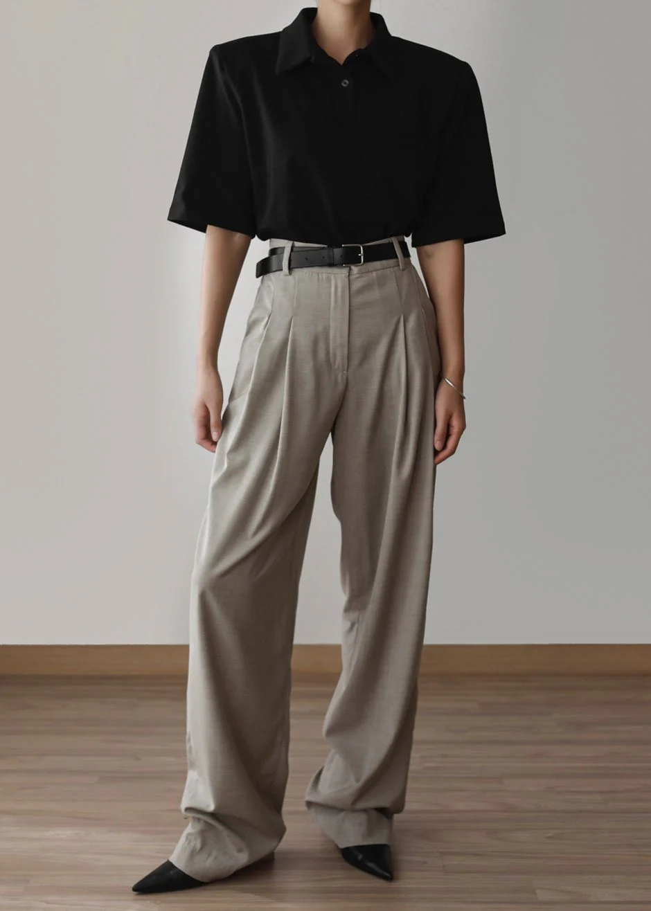 Rane Padded Shoulder Polo - Black - Image 3