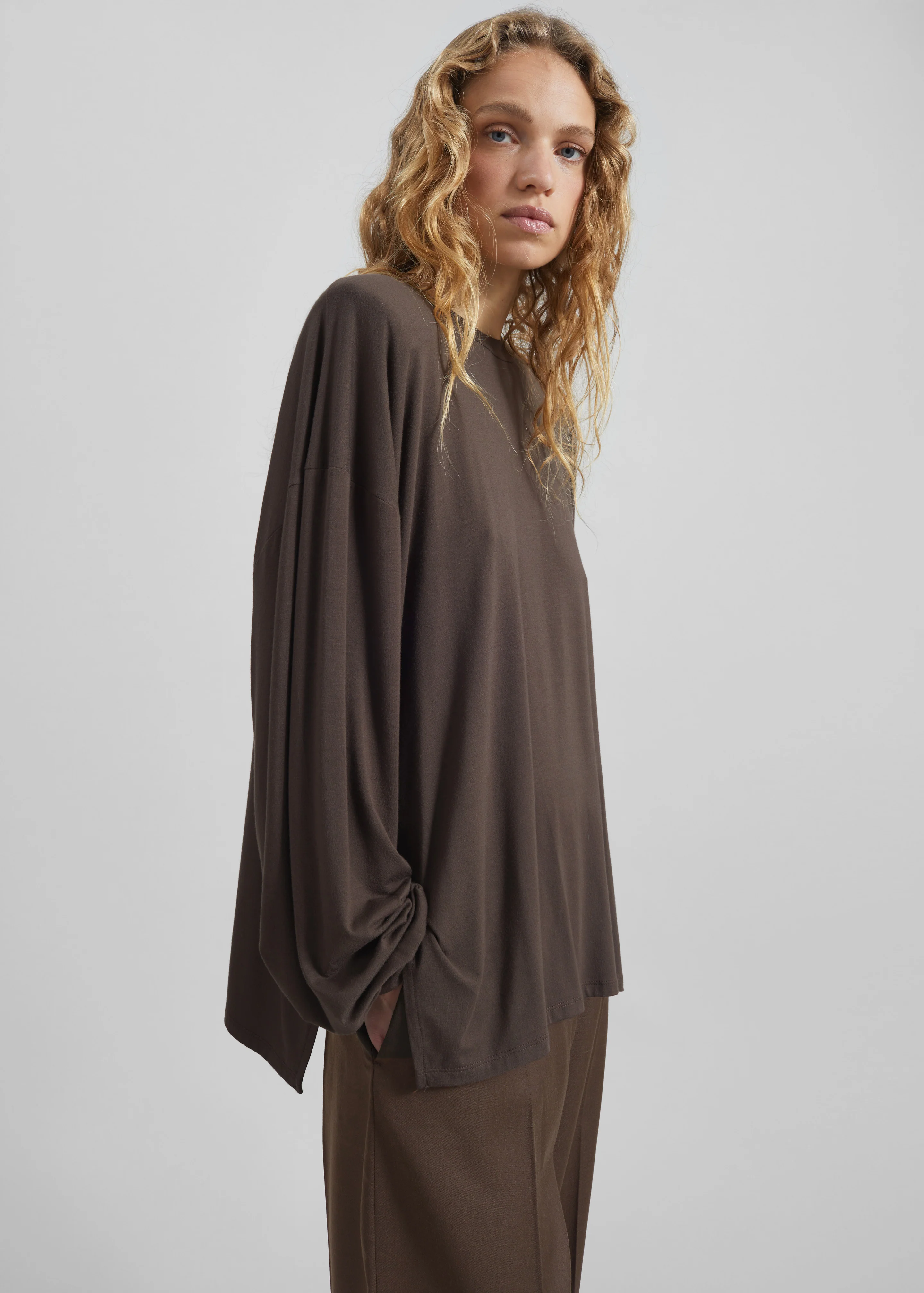 Ravvi Soft Padded Top - Brown - Image 3