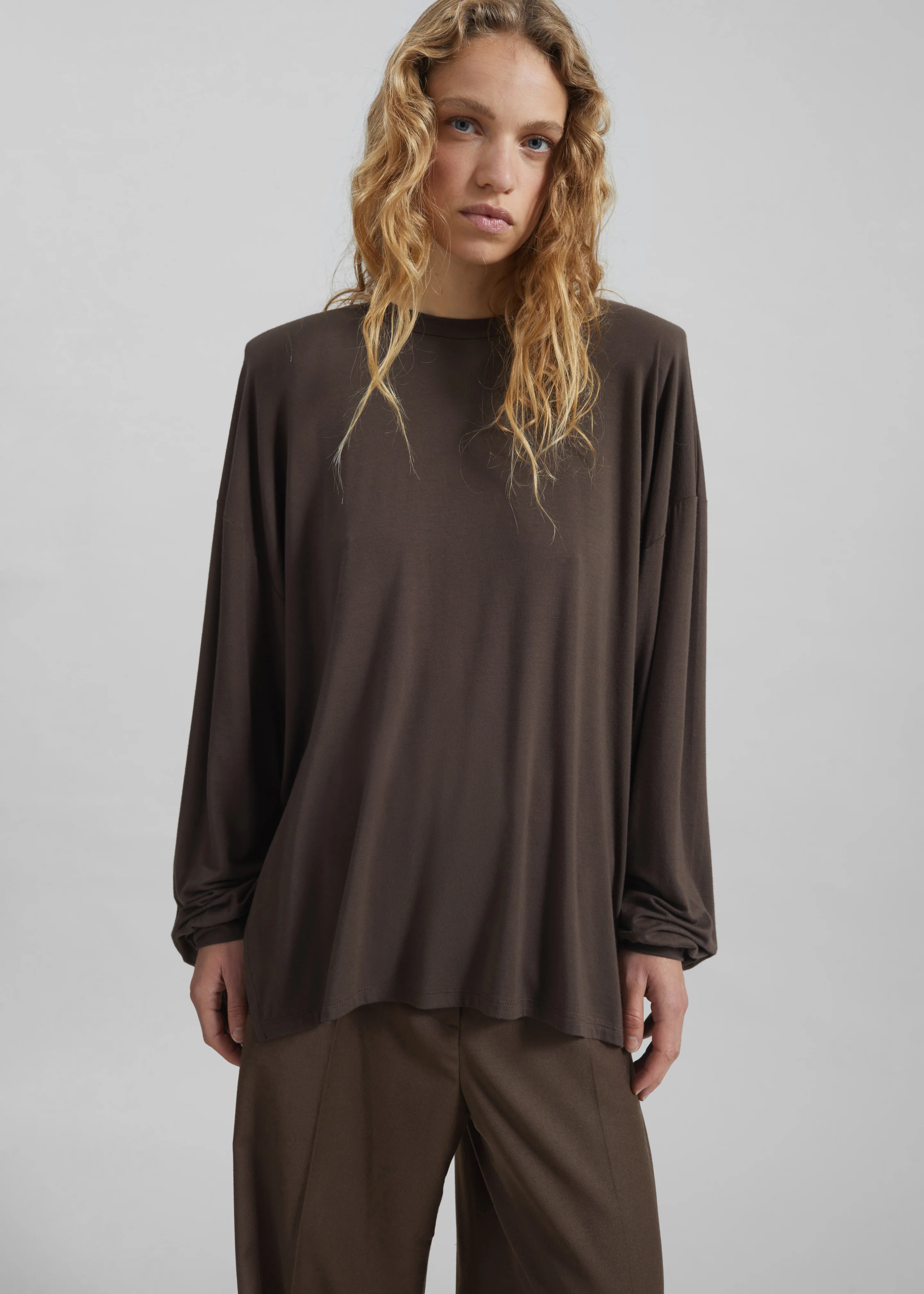 Ravvi Soft Padded Top - Brown - Image 5
