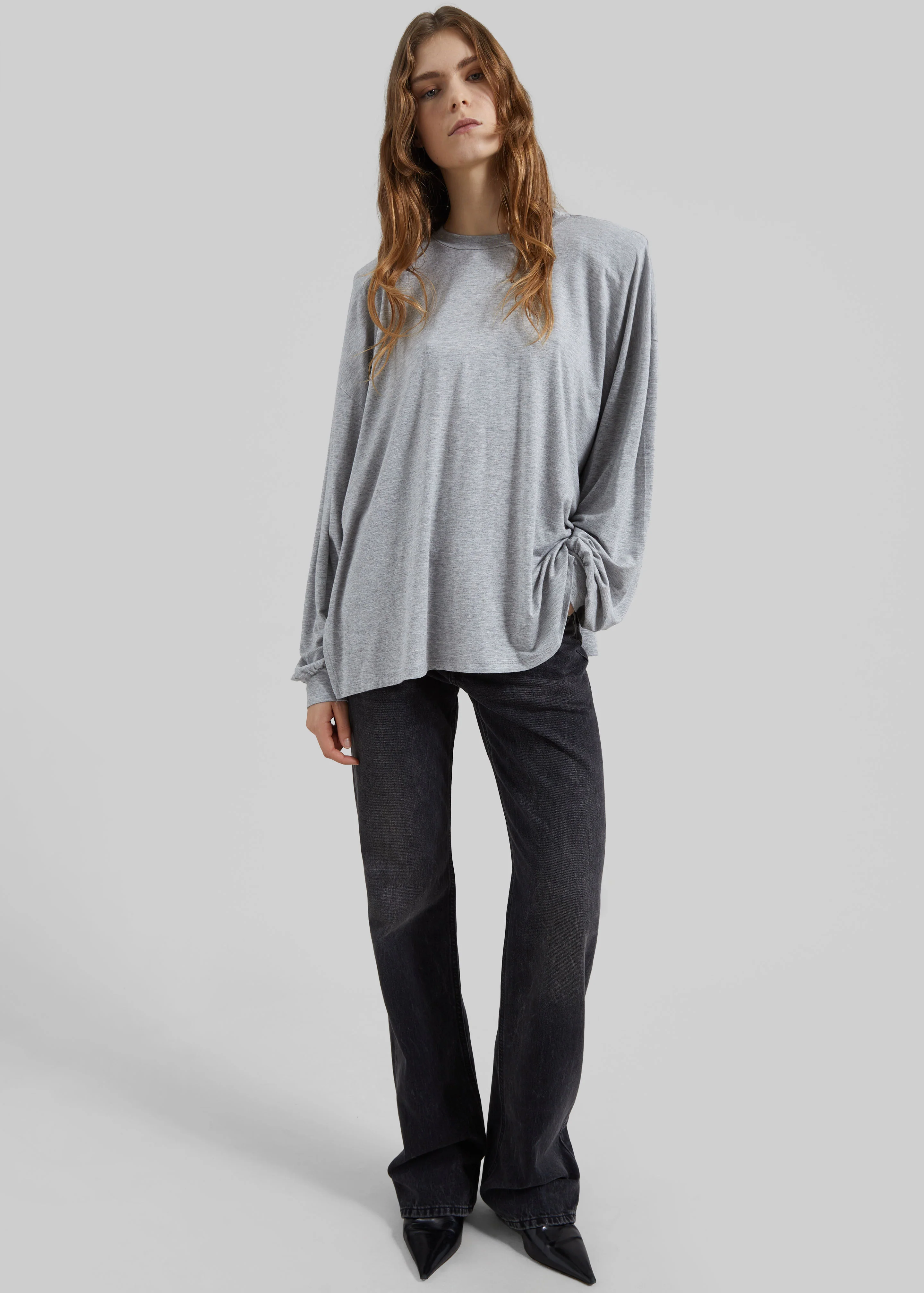 Ravvi Soft Padded Top - Grey - Image 2