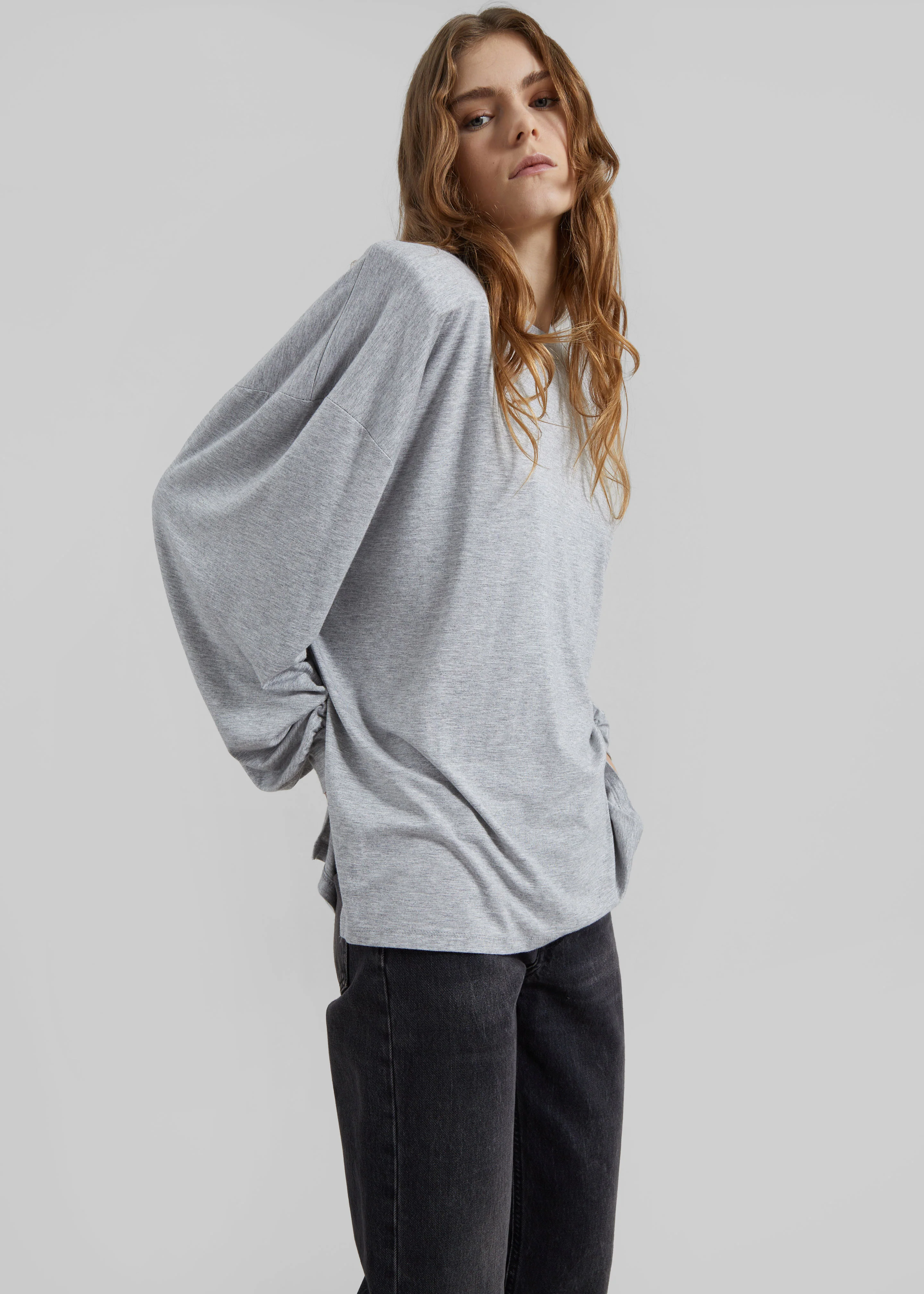 Ravvi Soft Padded Top - Grey - Image 3