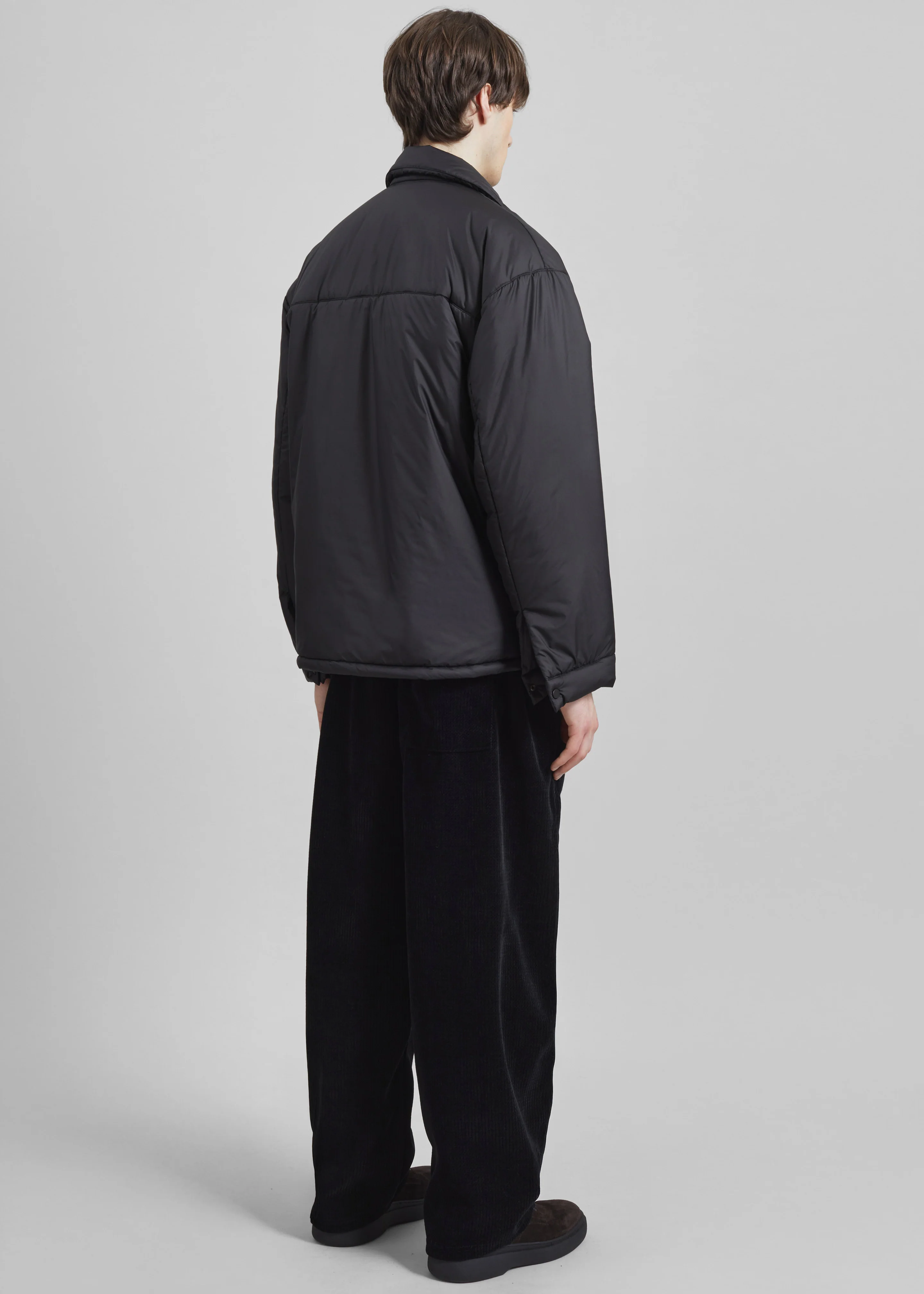 Reffroy Puffer Overshirt - Black - Image 6