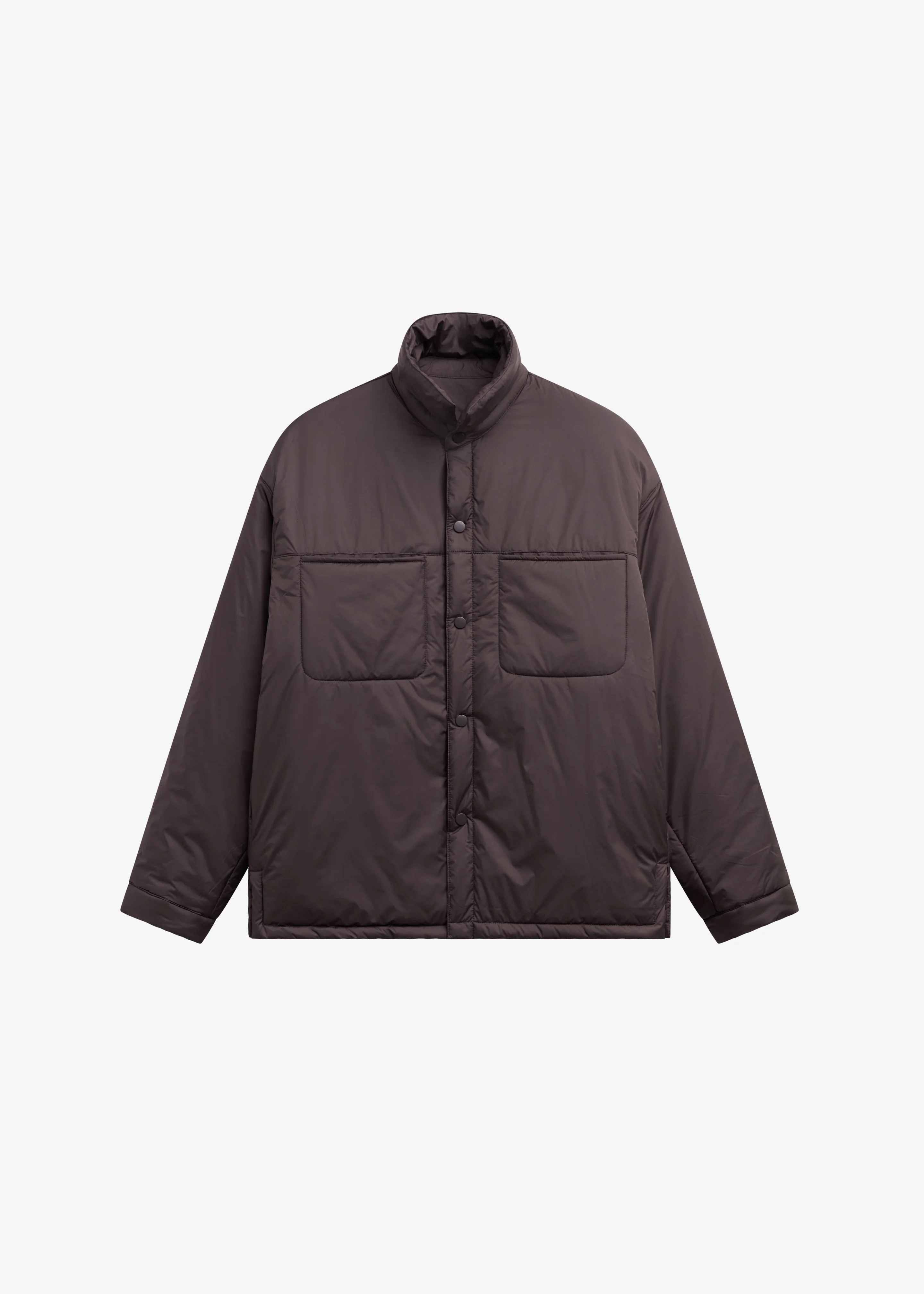 Reffroy Puffer Overshirt - Brown - Image 8