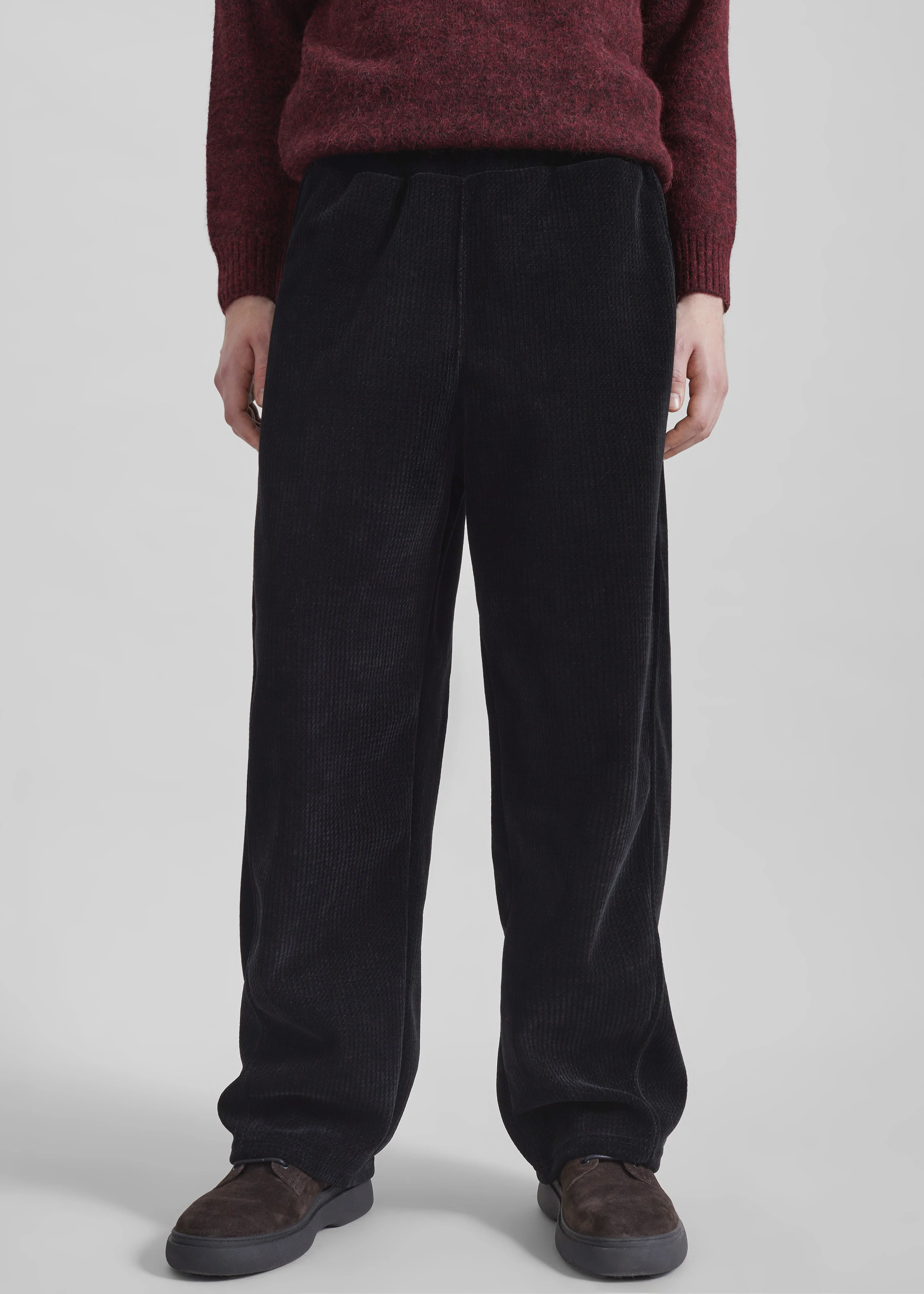 Renzo Velvet Pants - Black - Image 2