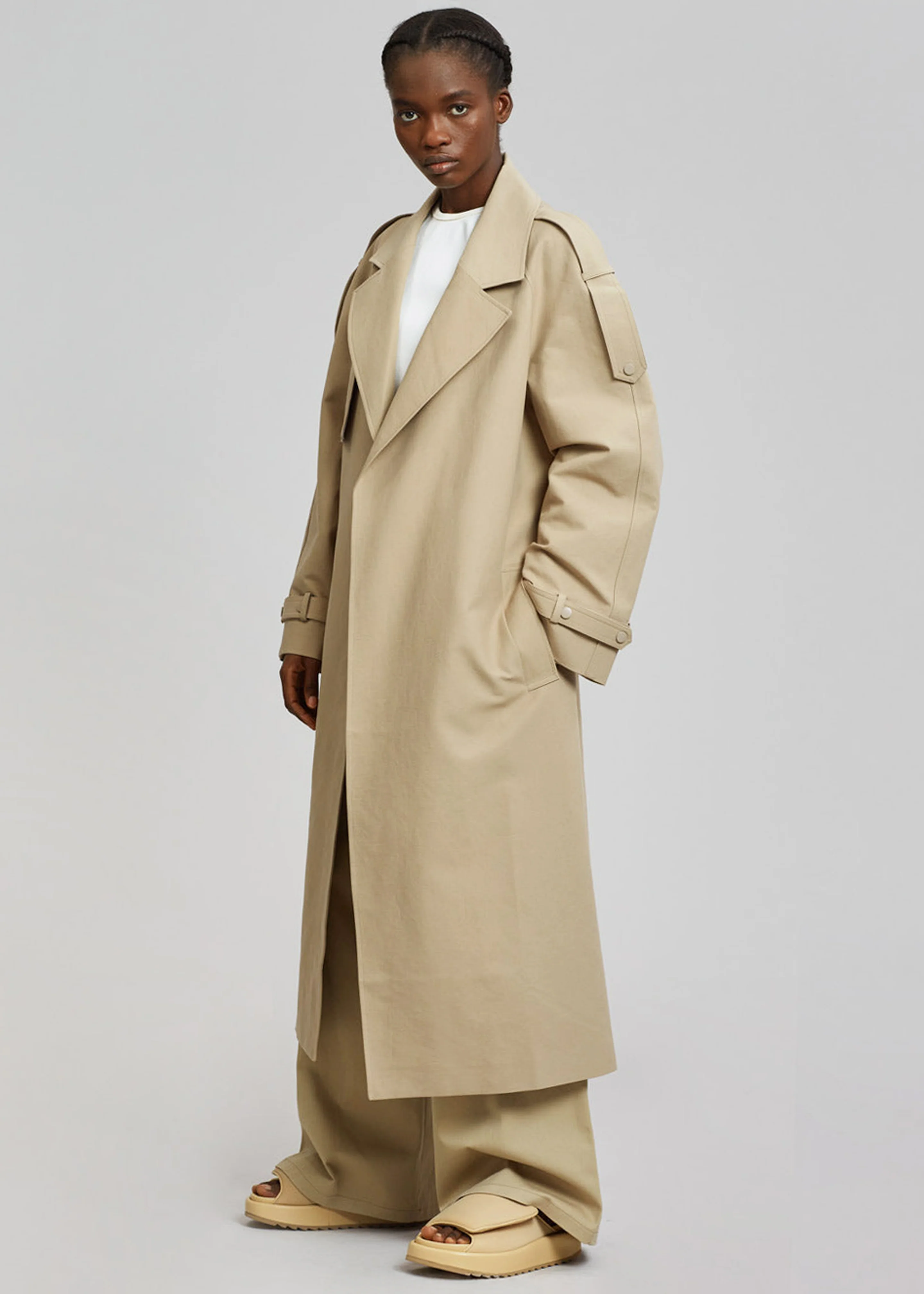 Rhodes Trench Coat - Natural - Image 4