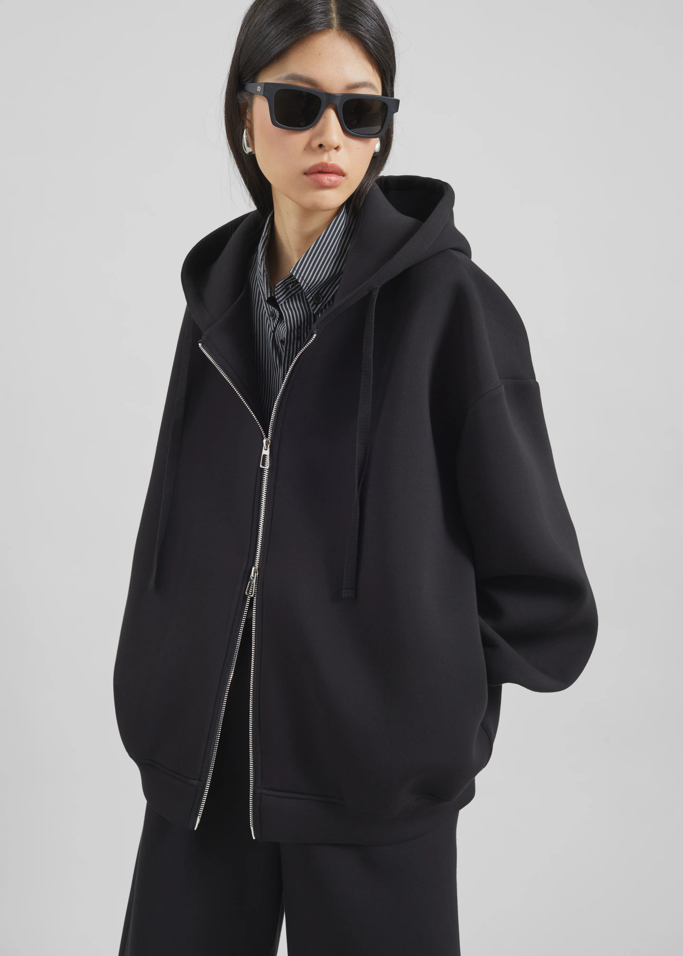 Rian Oversized Hoodie - Black
