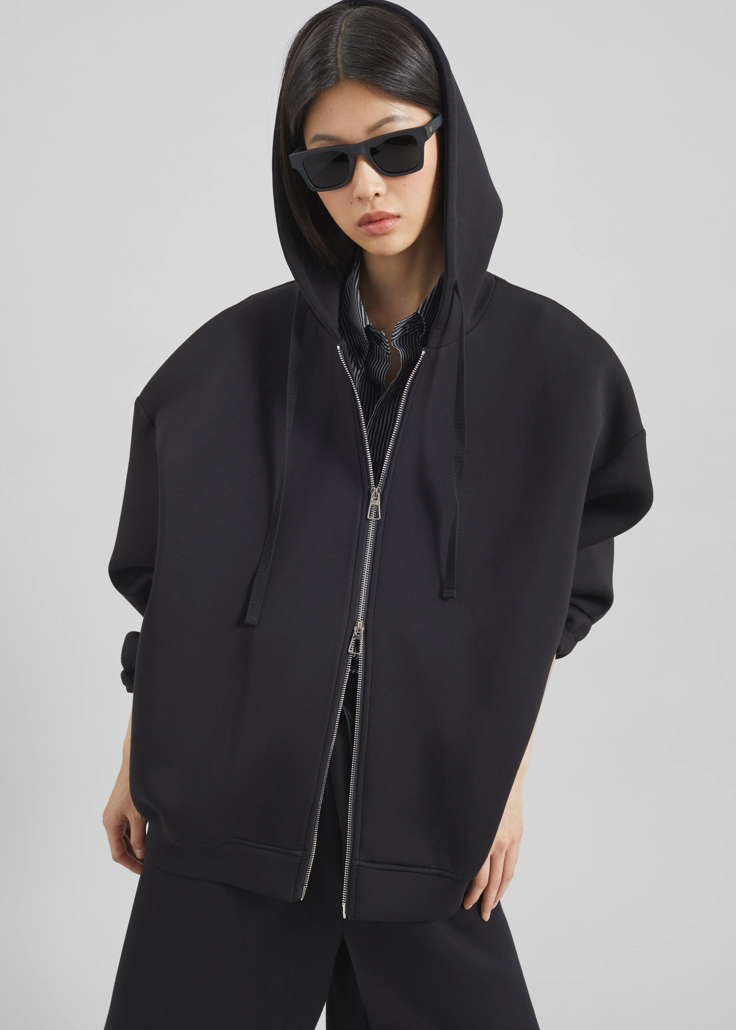 Rian Oversized Hoodie - Black - Image 5