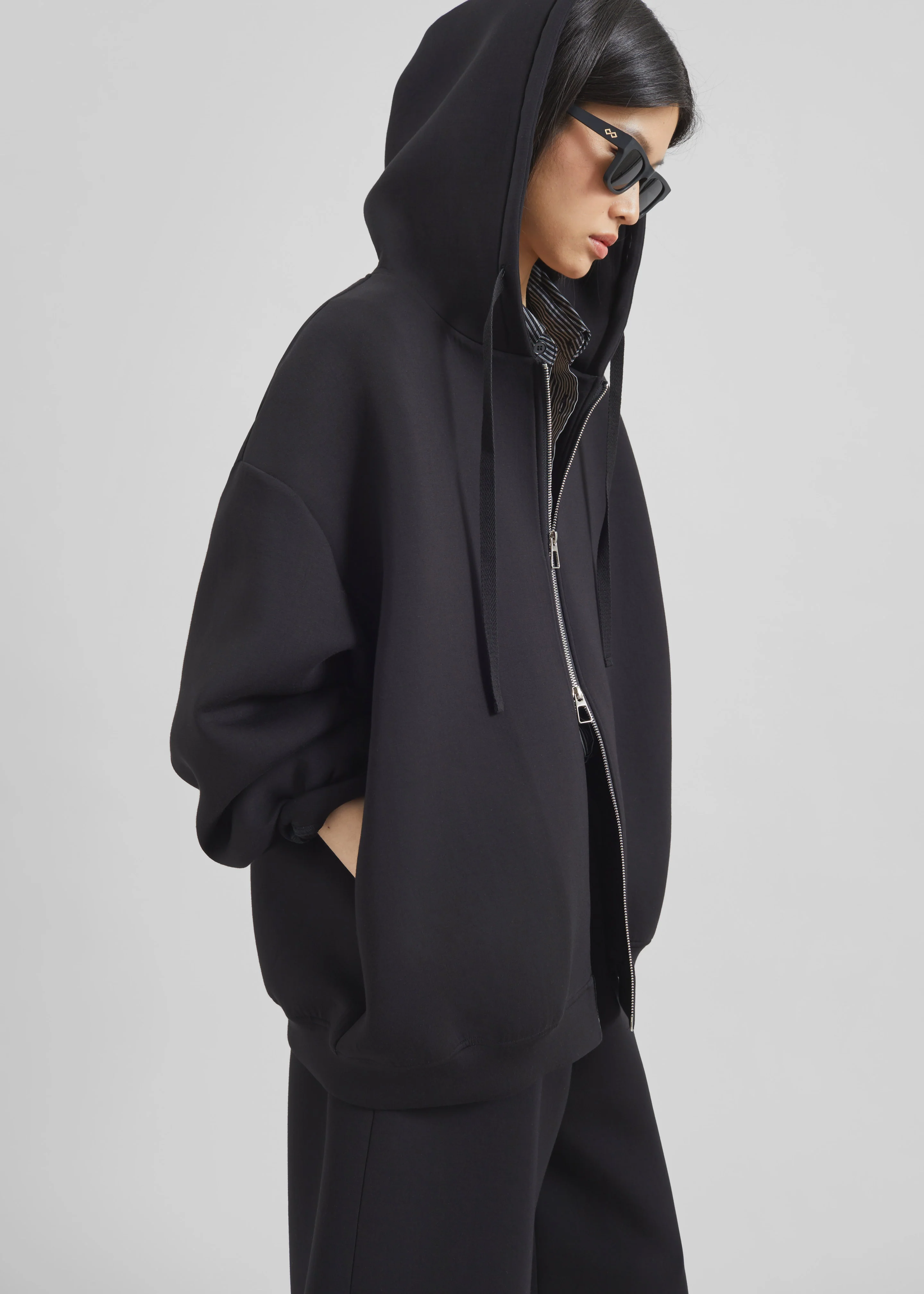 Rian Oversized Hoodie - Black - Image 6