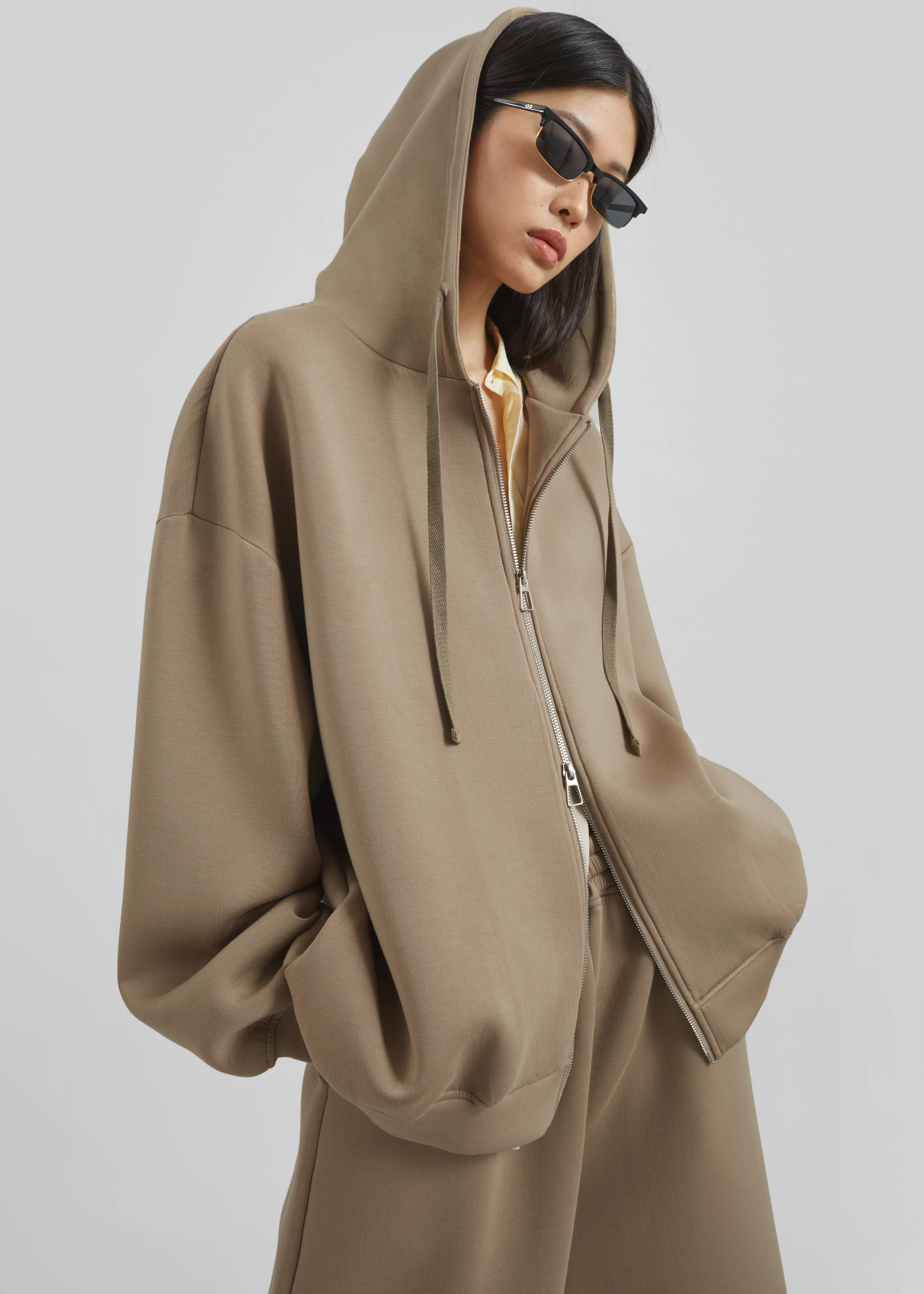 Rian Oversized Hoodie - Camel - Image 5