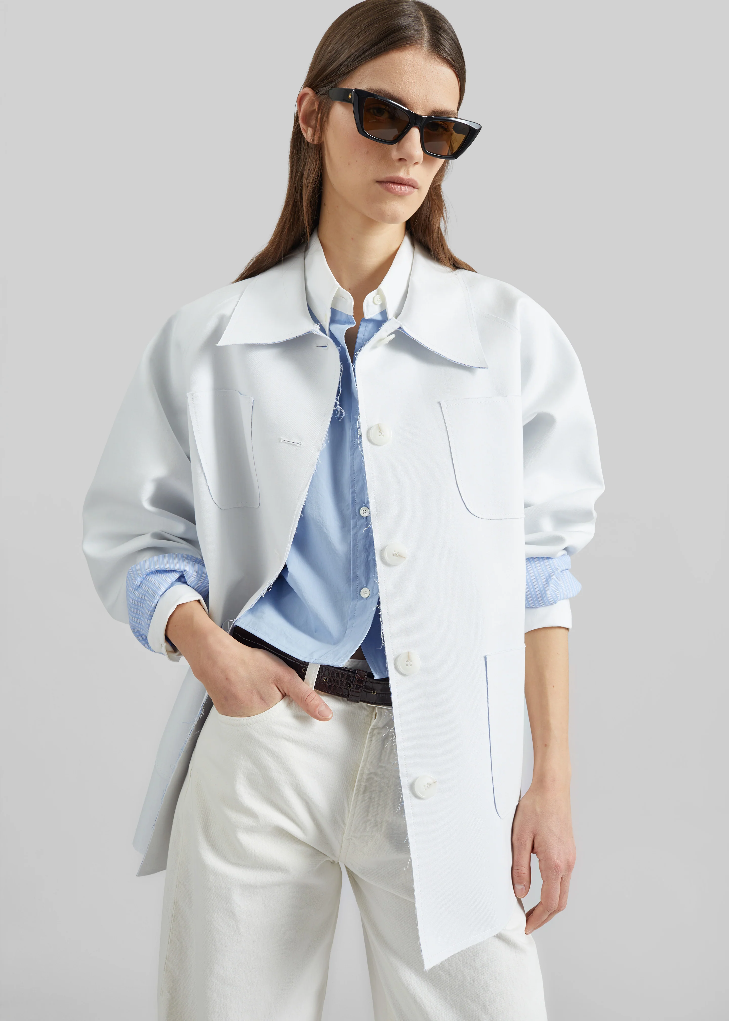 Rimont Shirt Jacket - White - Image 3