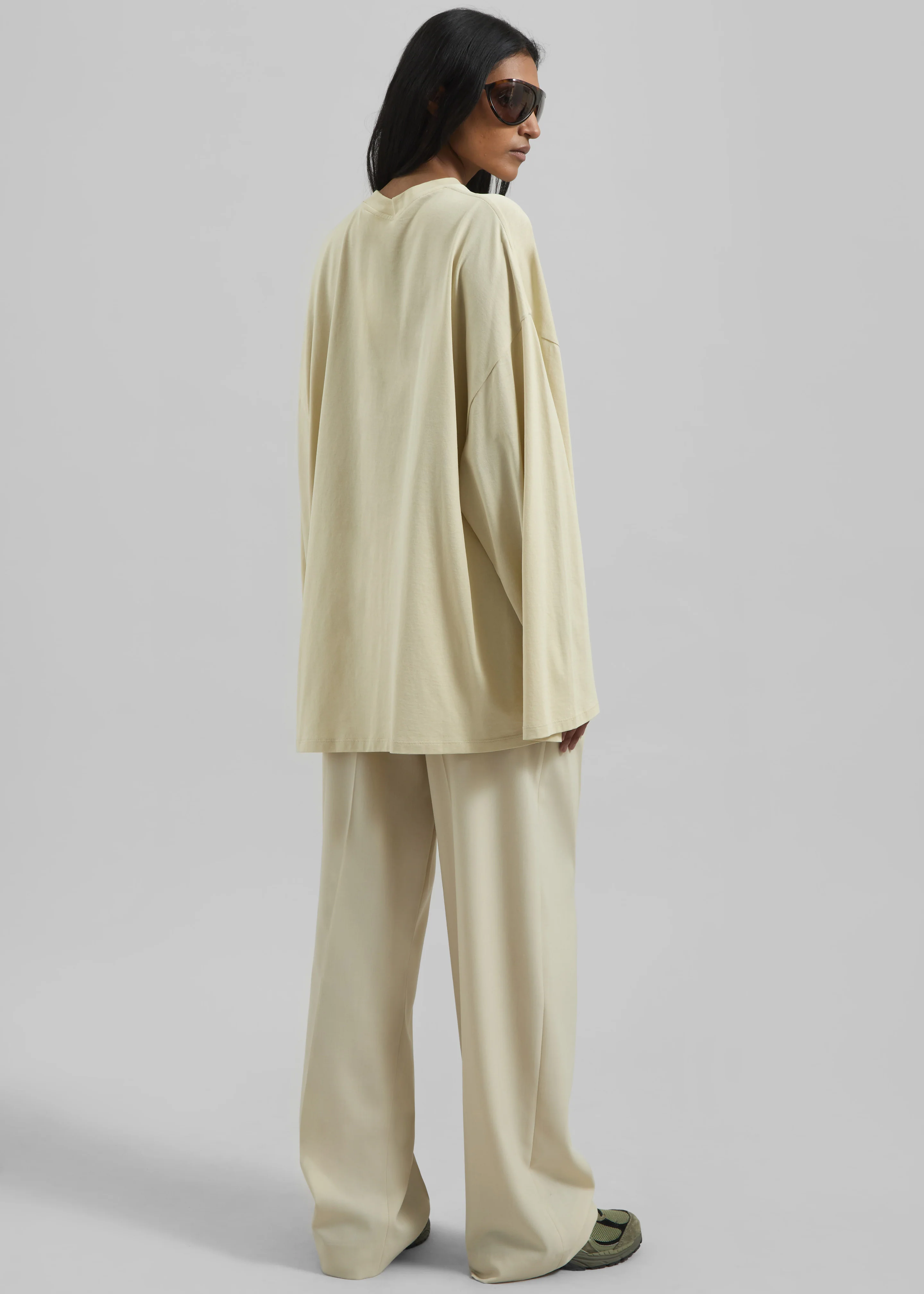 Rio Oversized Sleeve Tee - Cement - Image 6