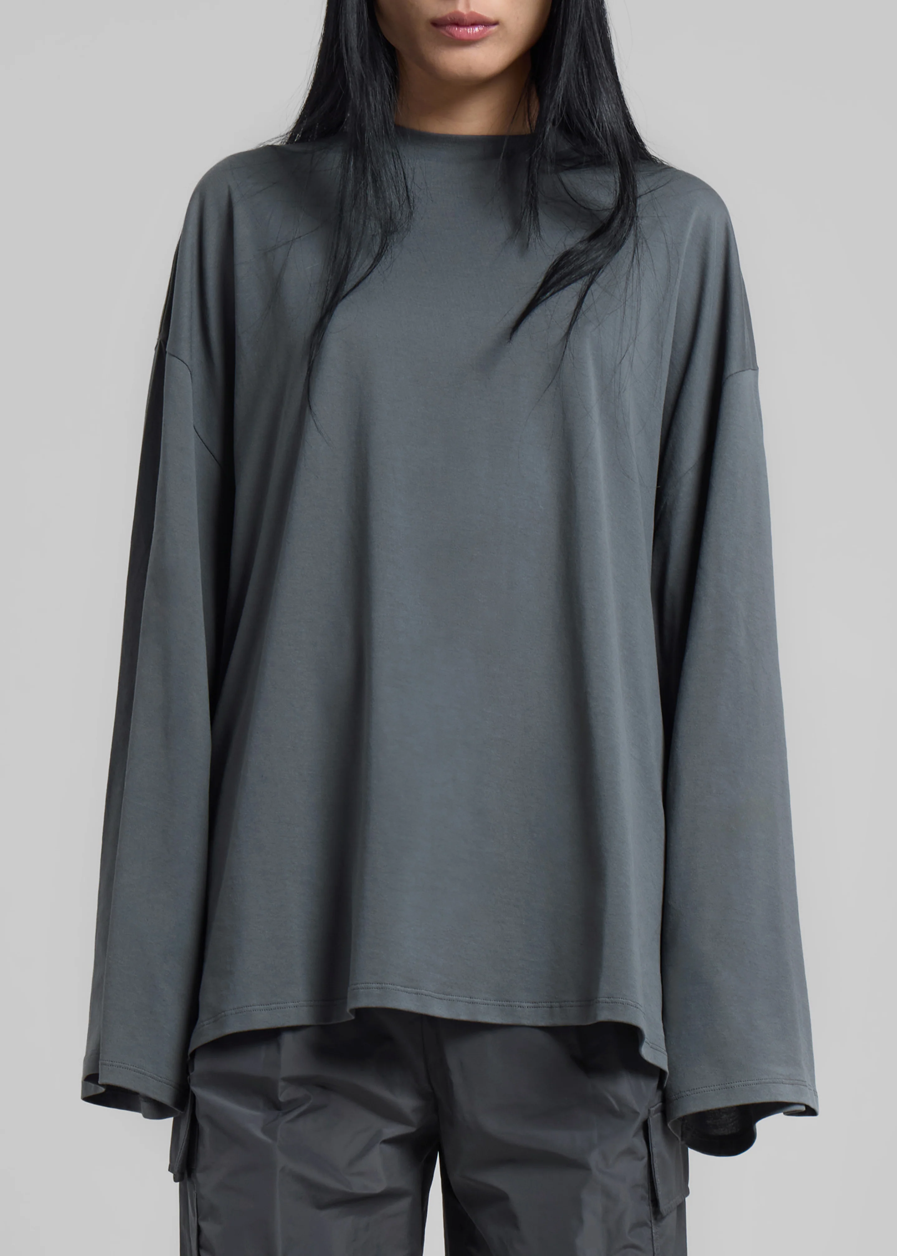Rio Oversized Sleeve Tee - Khaki - Image 3