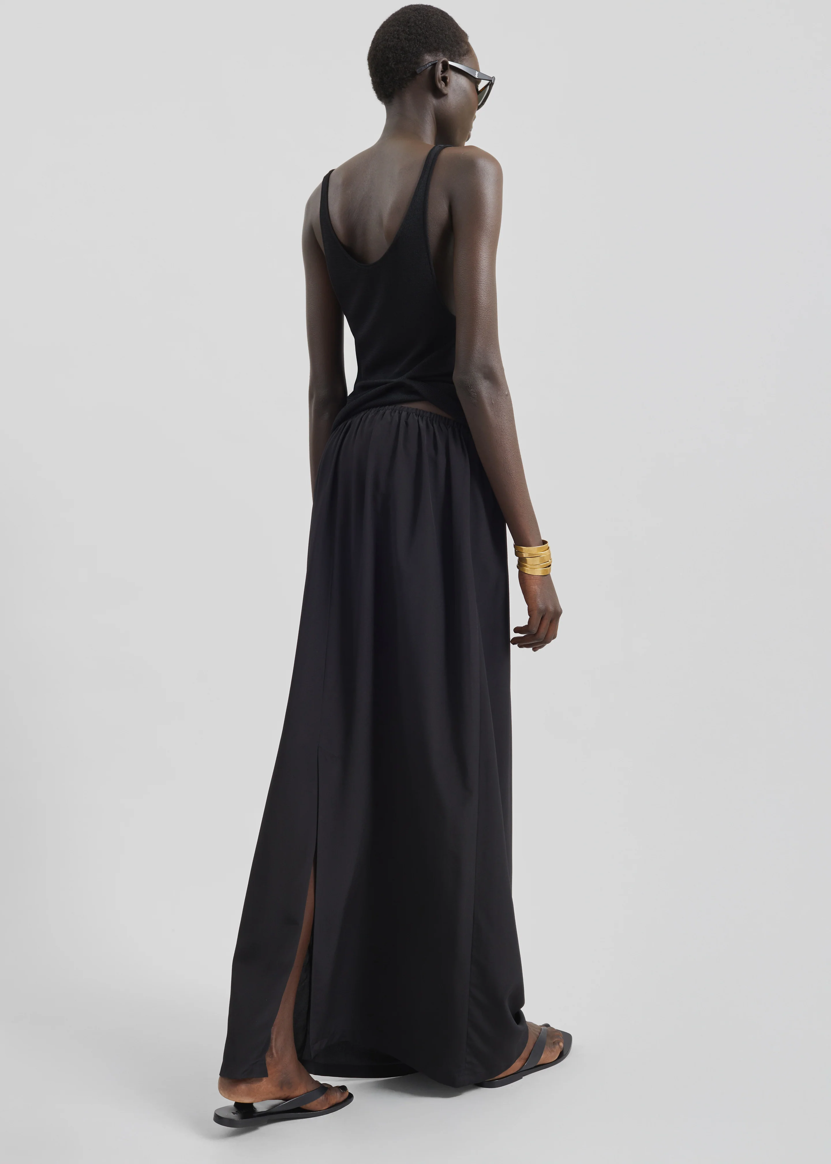 Rivo Knit Tank Top - Black - Image 6