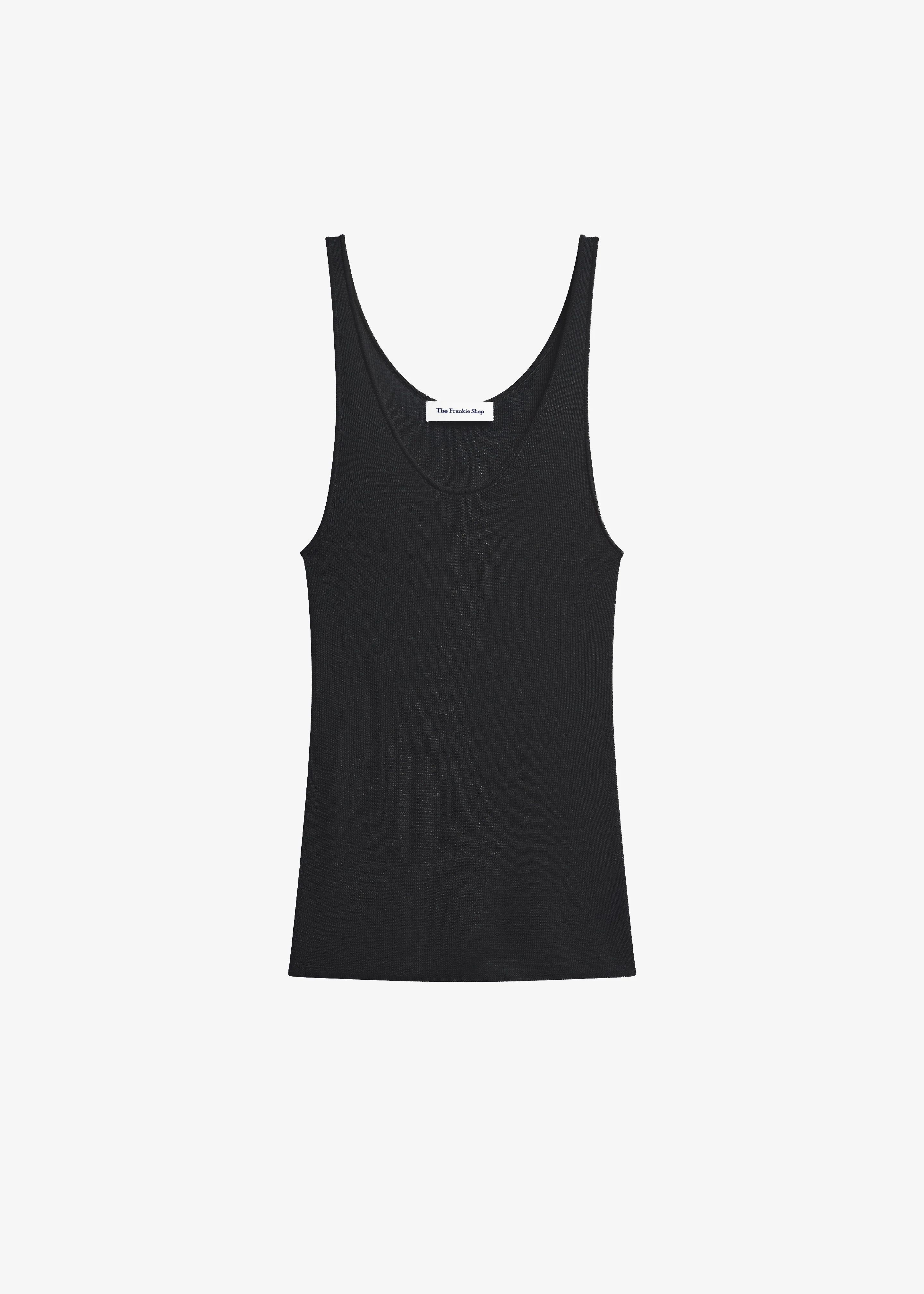 Rivo Knit Tank Top - Black - Image 7