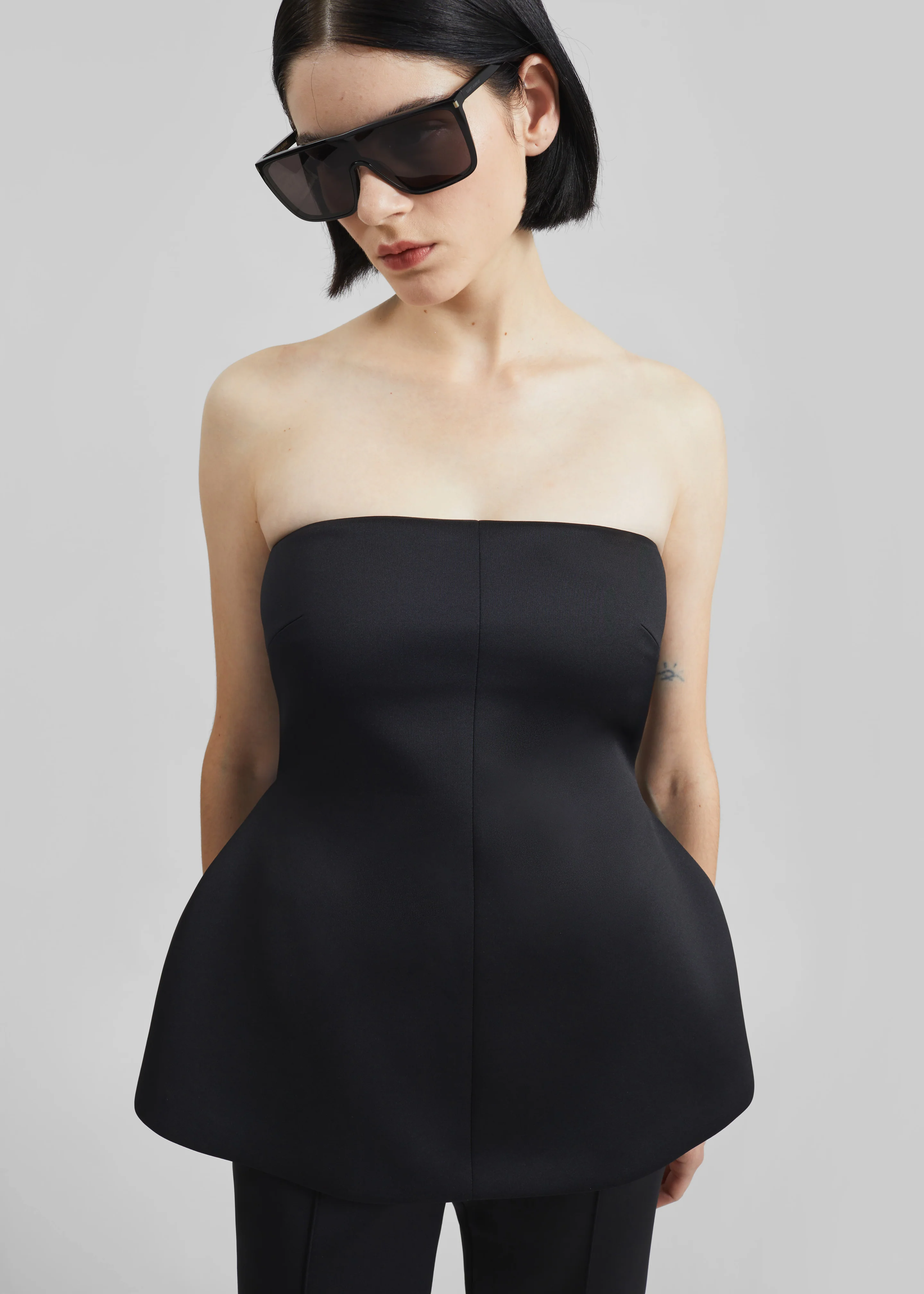 Rivoli Hourglass Top - Black - Image 2