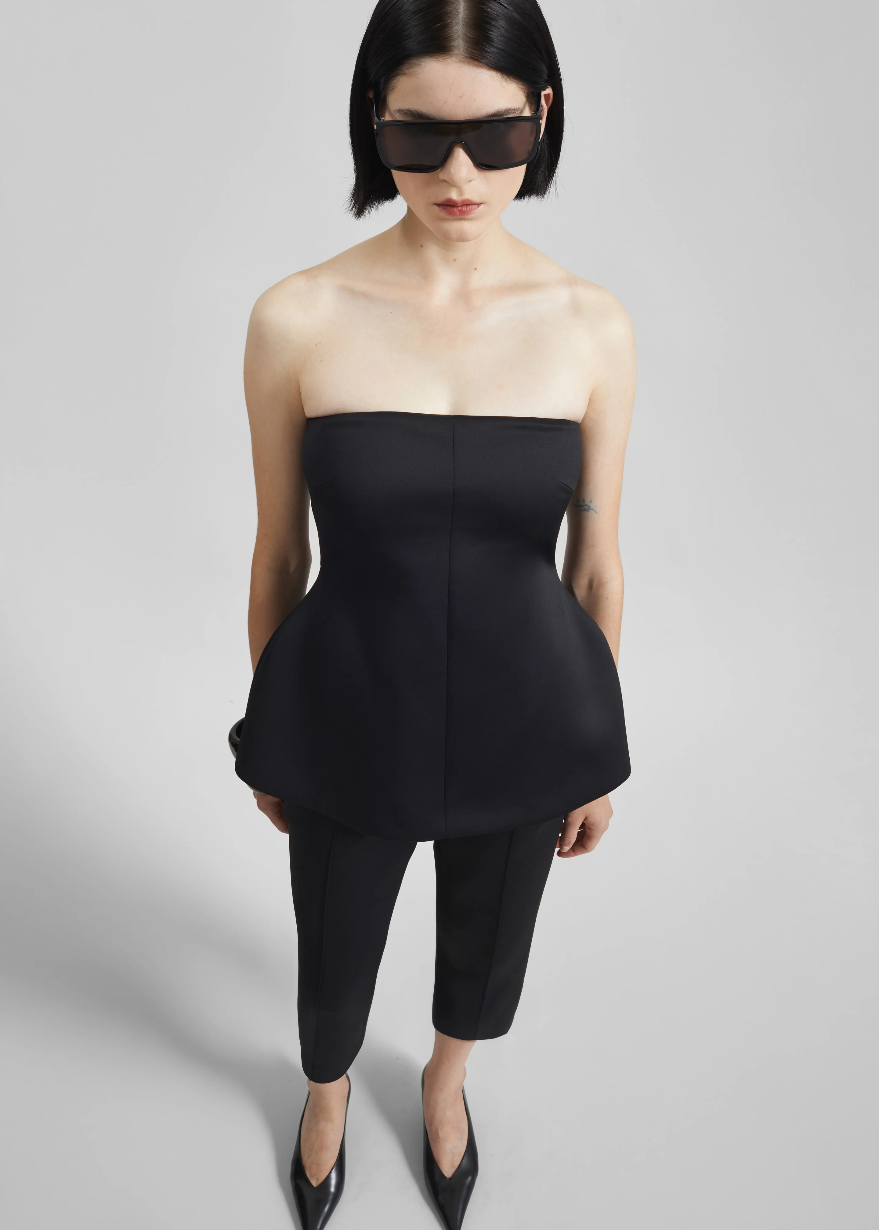 Rivoli Hourglass Top - Black - Image 3