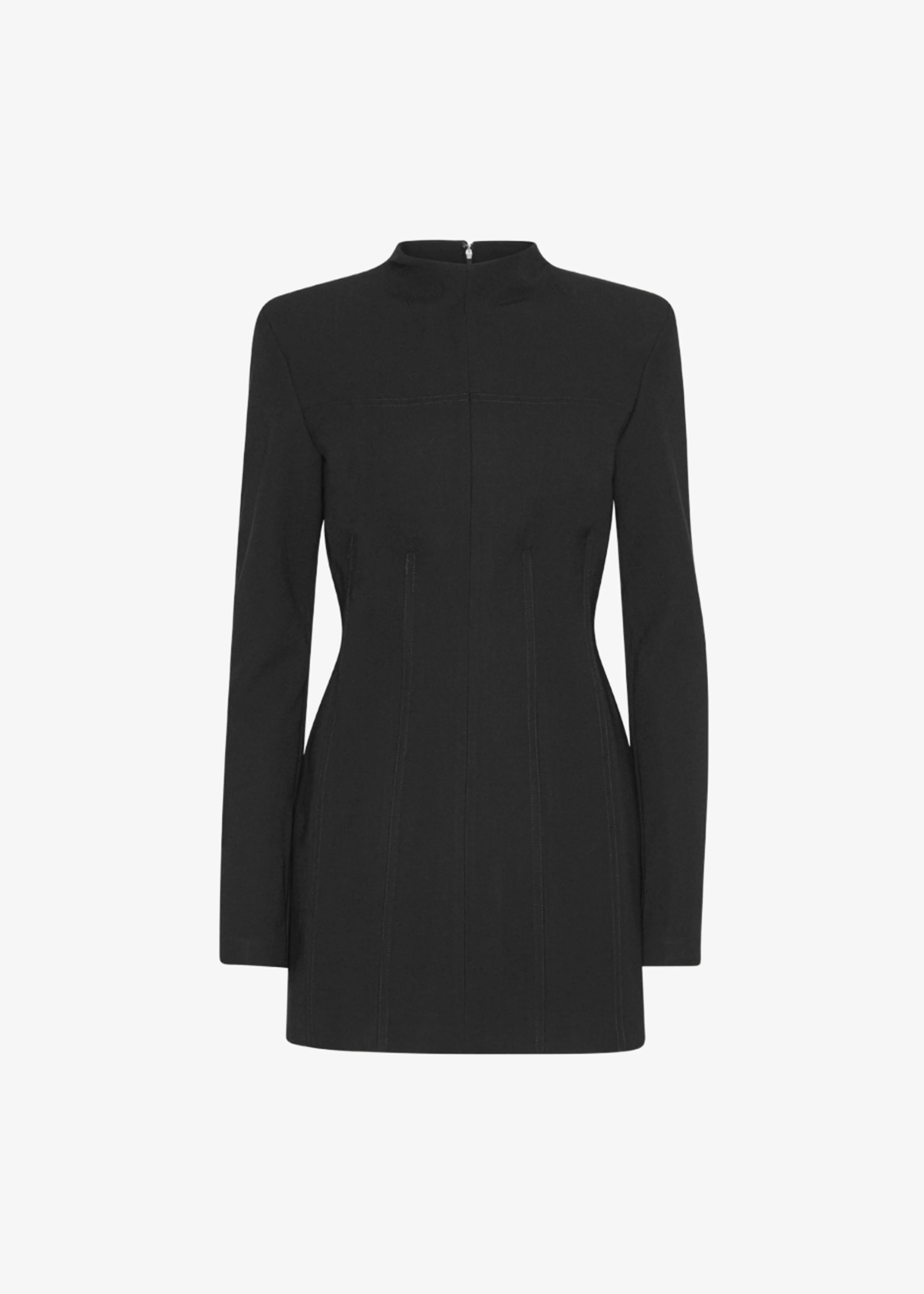 Rotate Suiting LS Mini Dress - Black - Image 5