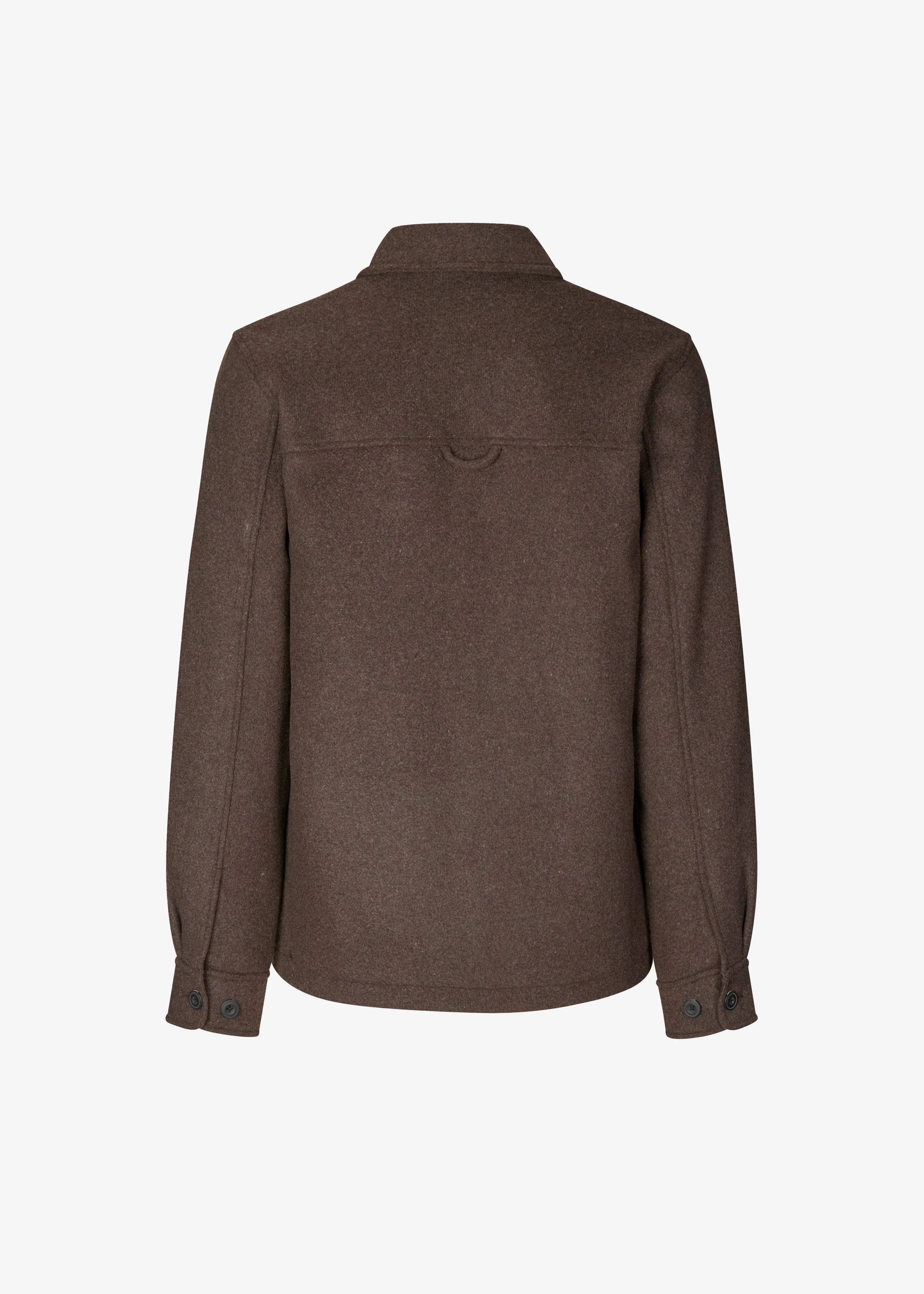 Samsøe Samsøe Pally Shirt Jacket - Chocolate Torte - Image 10