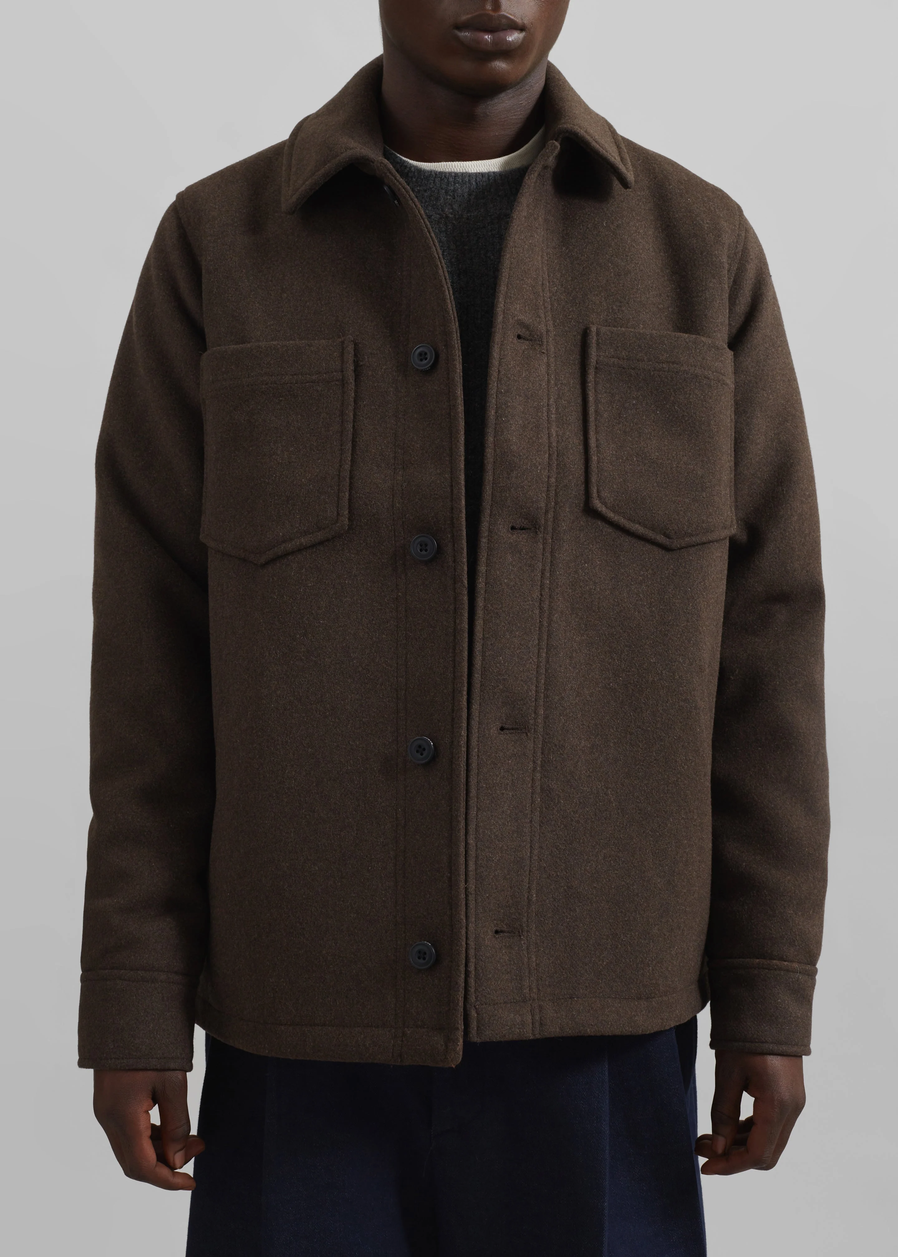 Samsøe Samsøe Pally Shirt Jacket - Chocolate Torte - Image 2